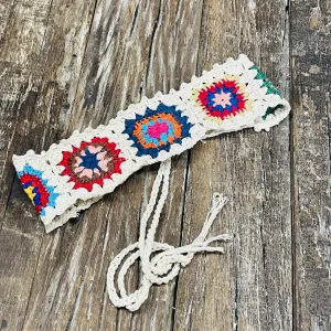 100% COTTON HAND CROCHET  HEADBAND