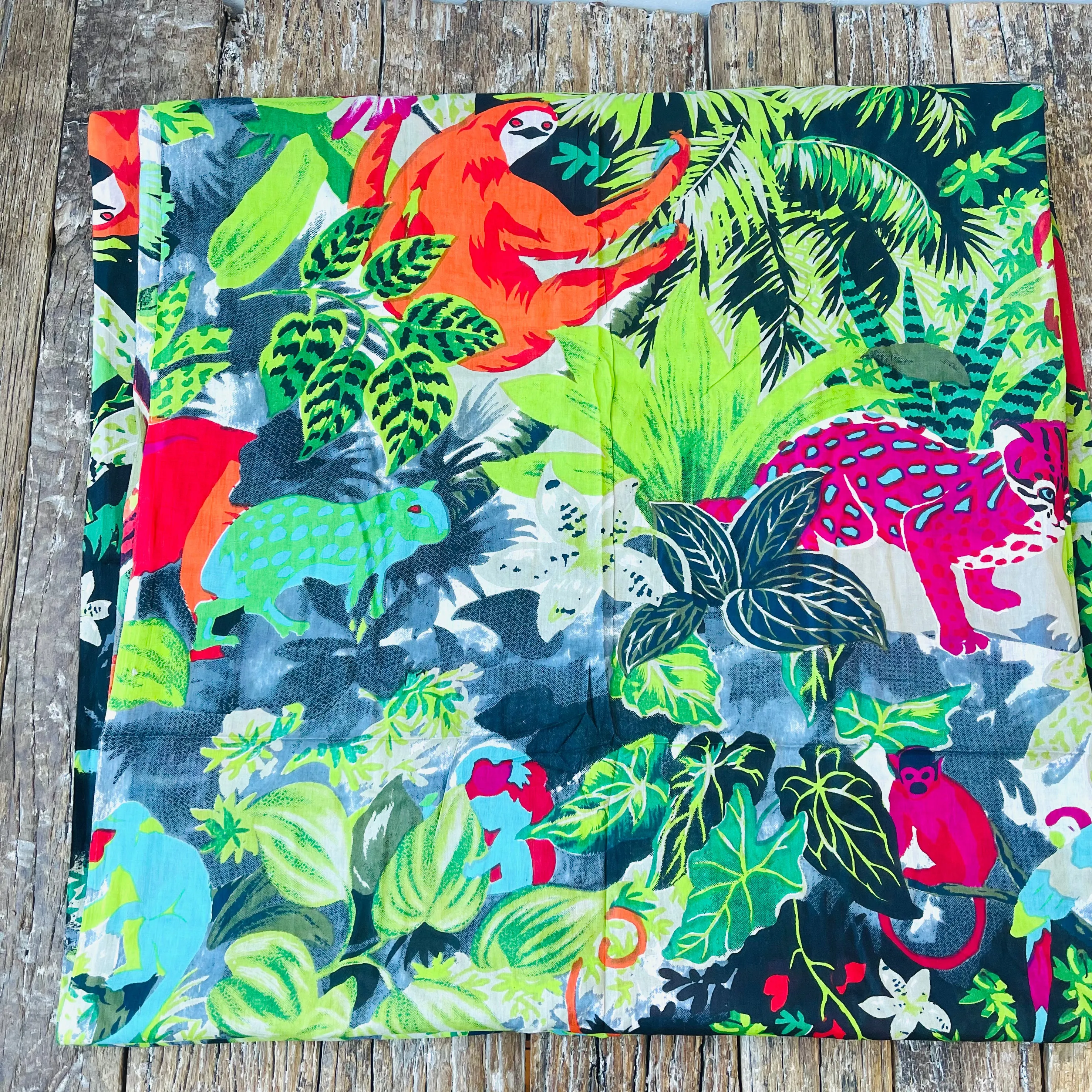 100% COTTON JUNGLE PRINT SCARF/SARONG 100x180cm