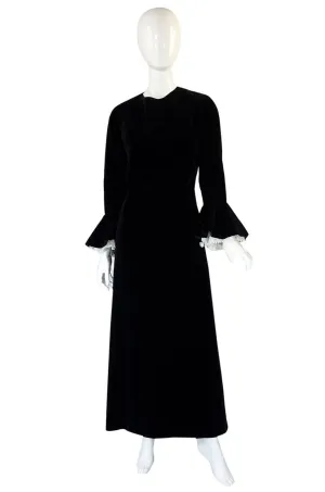 1960s Pierre Balmain Lace Cuffed Dress