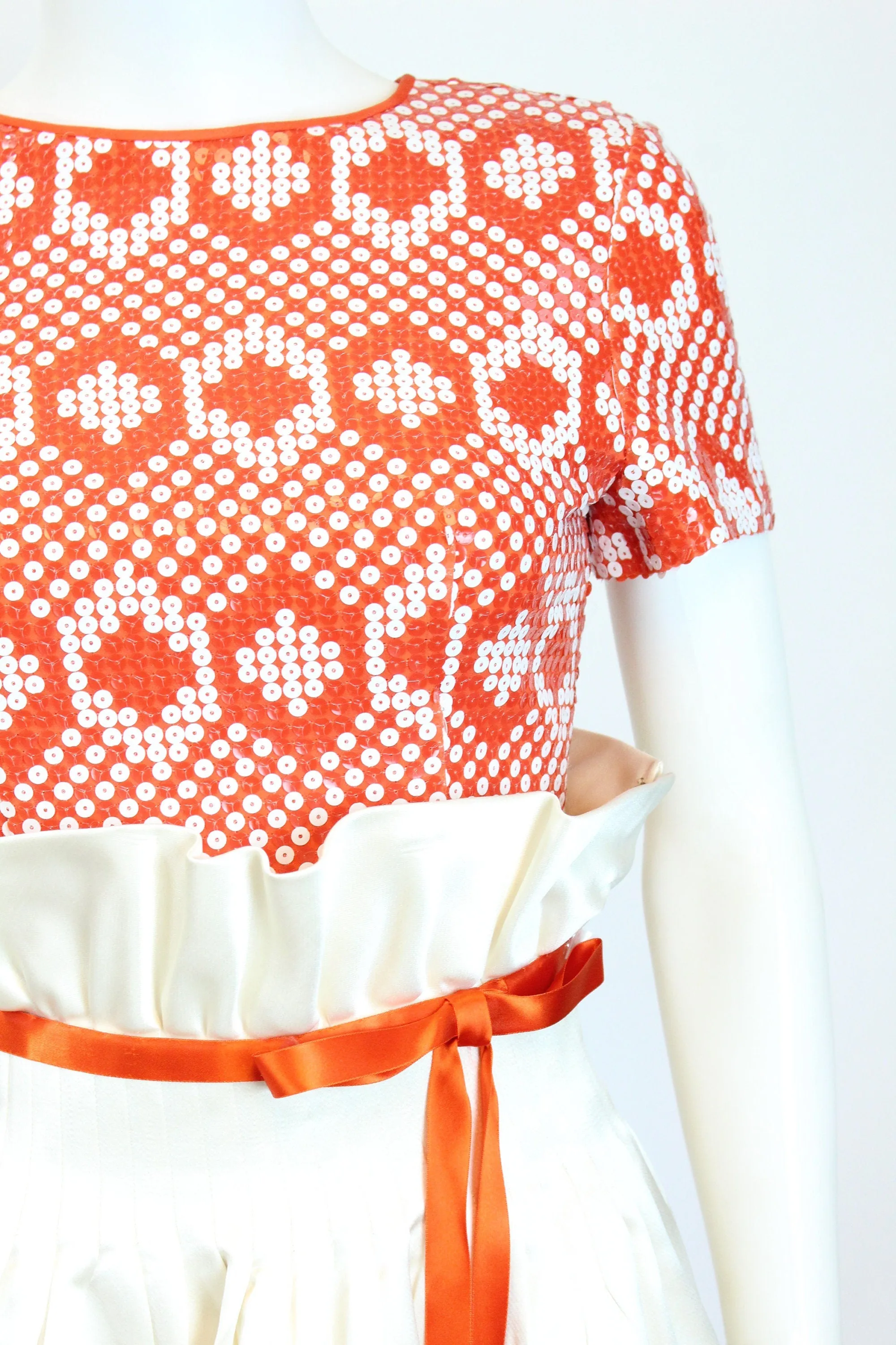 1960s PIERRE CARDIN two piece dress SEQUIN xs | new spring