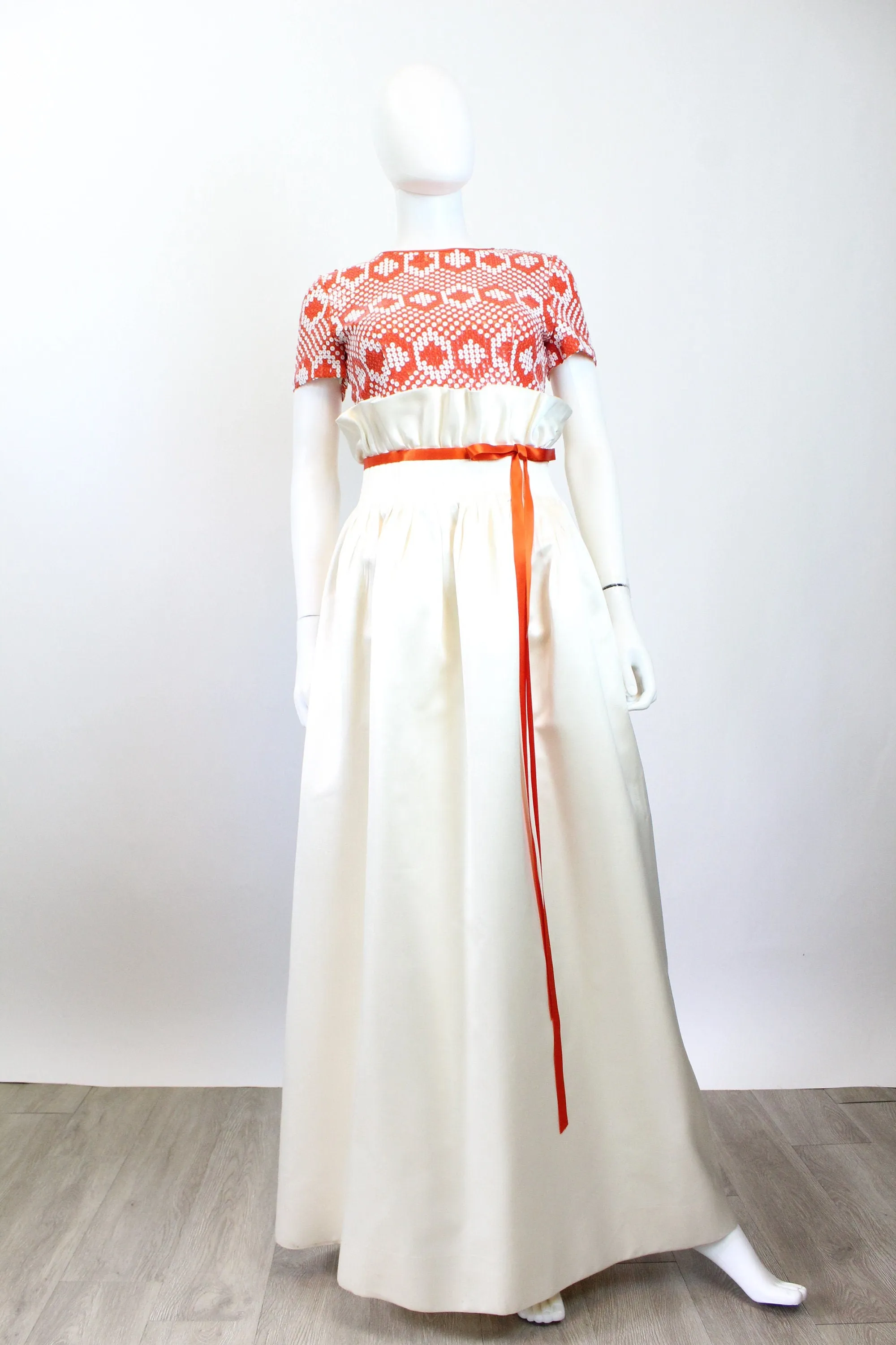 1960s PIERRE CARDIN two piece dress SEQUIN xs | new spring