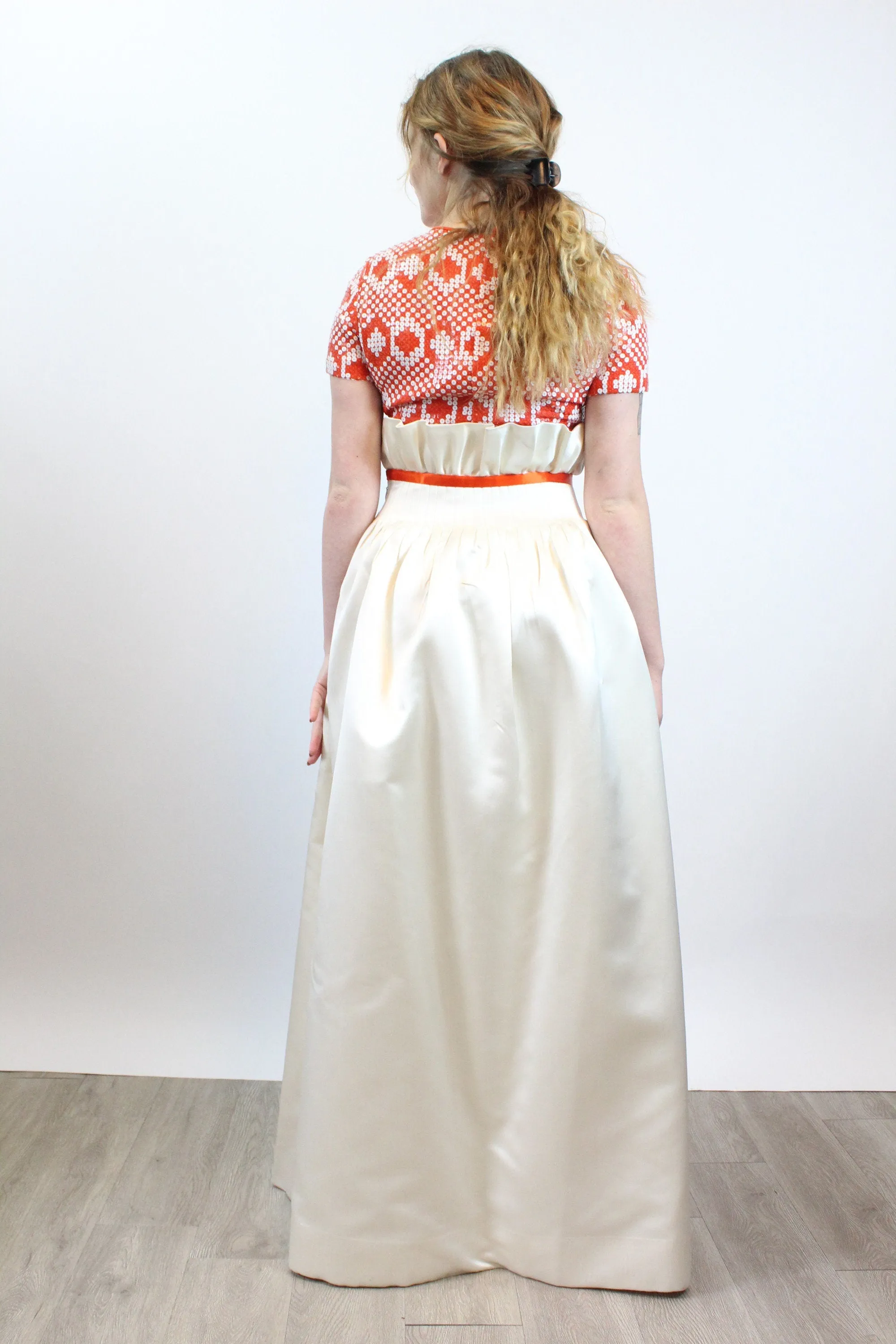 1960s PIERRE CARDIN two piece dress SEQUIN xs | new spring