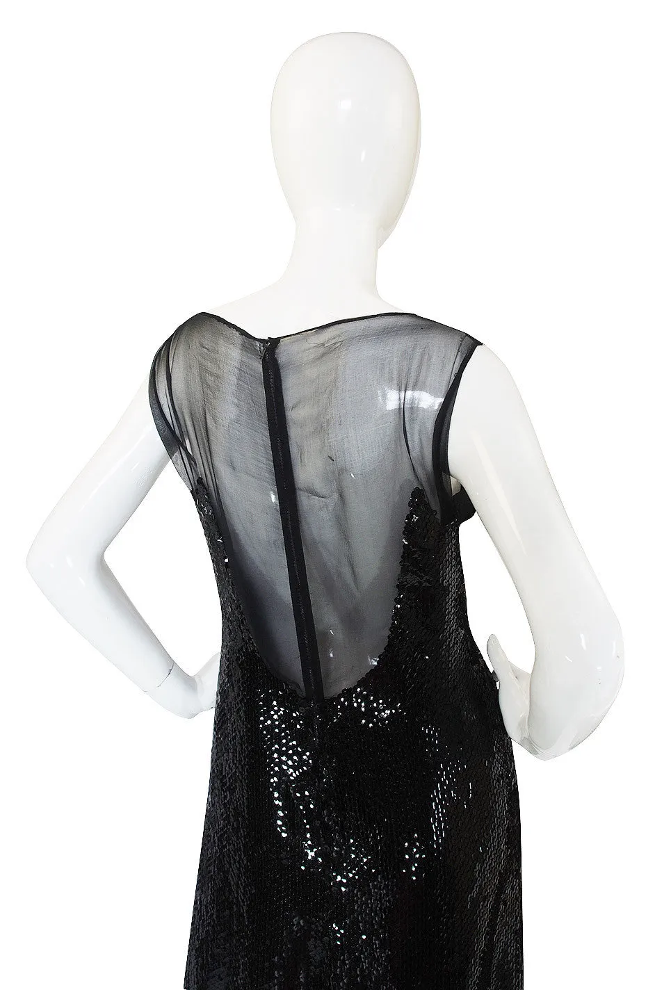1972 Loris Azzaro Couture Sequin Gown