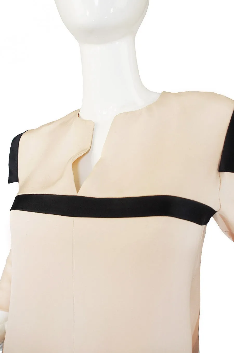 1980s Geoffrey Beene Graphic Day Dress