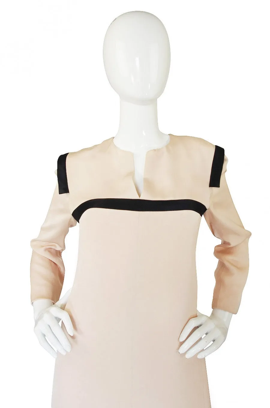 1980s Geoffrey Beene Graphic Day Dress