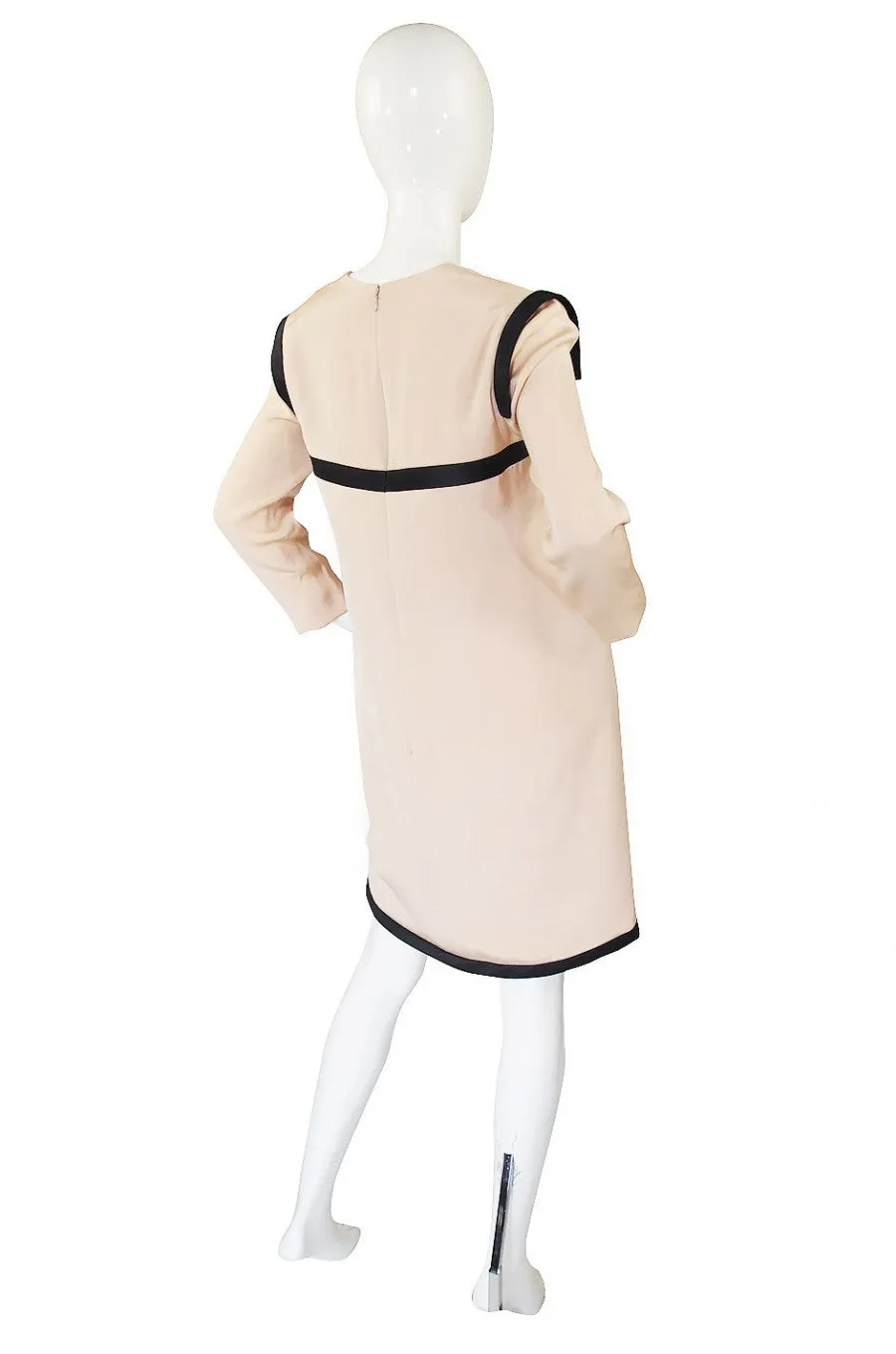 1980s Geoffrey Beene Graphic Day Dress
