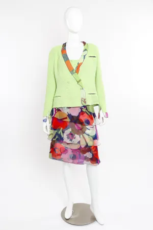 2000 S/S Boucle Jacket, Tank and Skirt Set