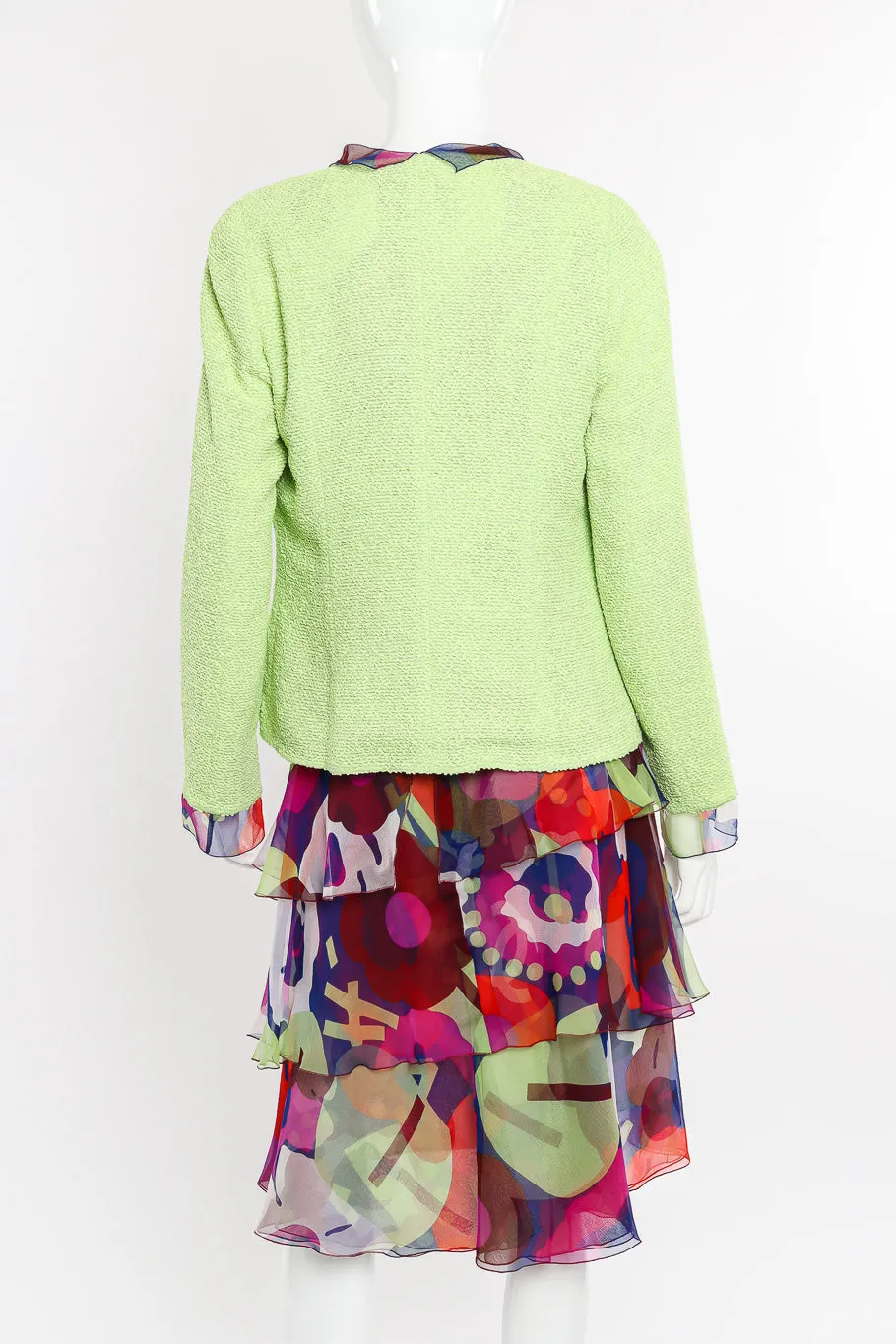 2000 S/S Boucle Jacket, Tank and Skirt Set