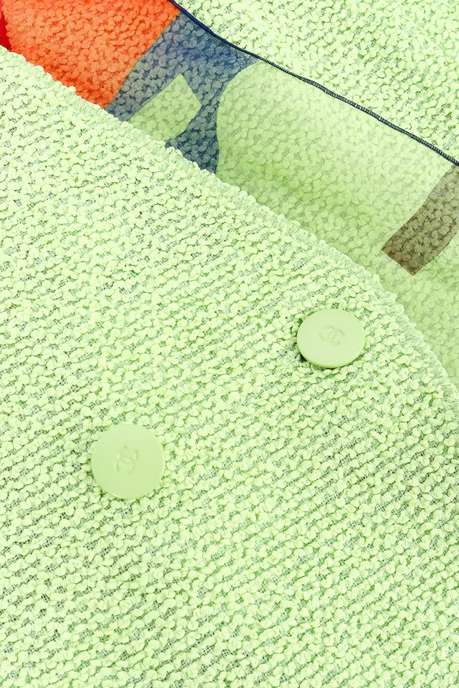 2000 S/S Boucle Jacket, Tank and Skirt Set