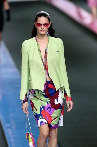 2000 S/S Boucle Jacket, Tank and Skirt Set