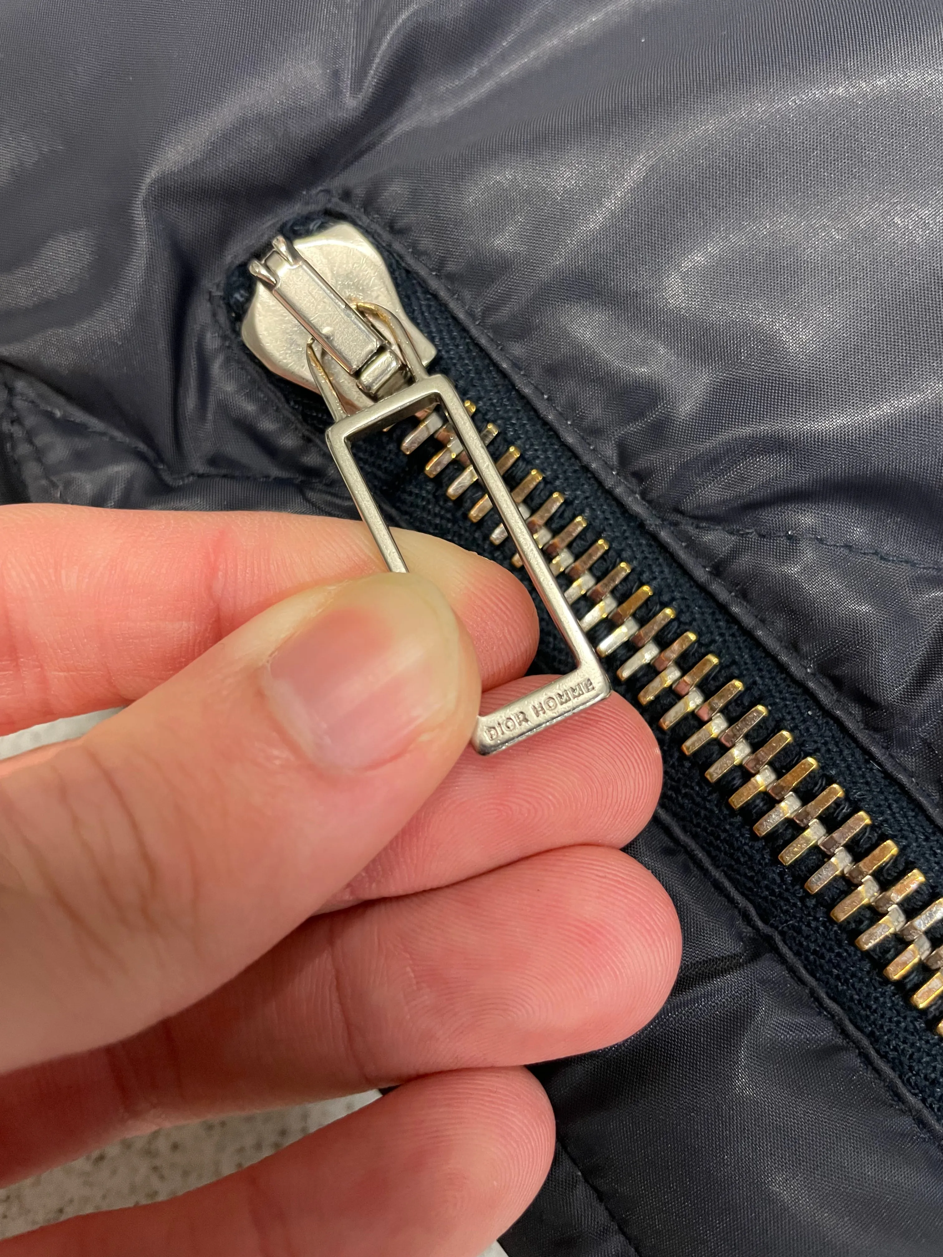 2008 Dior Homme modular puffer jacket