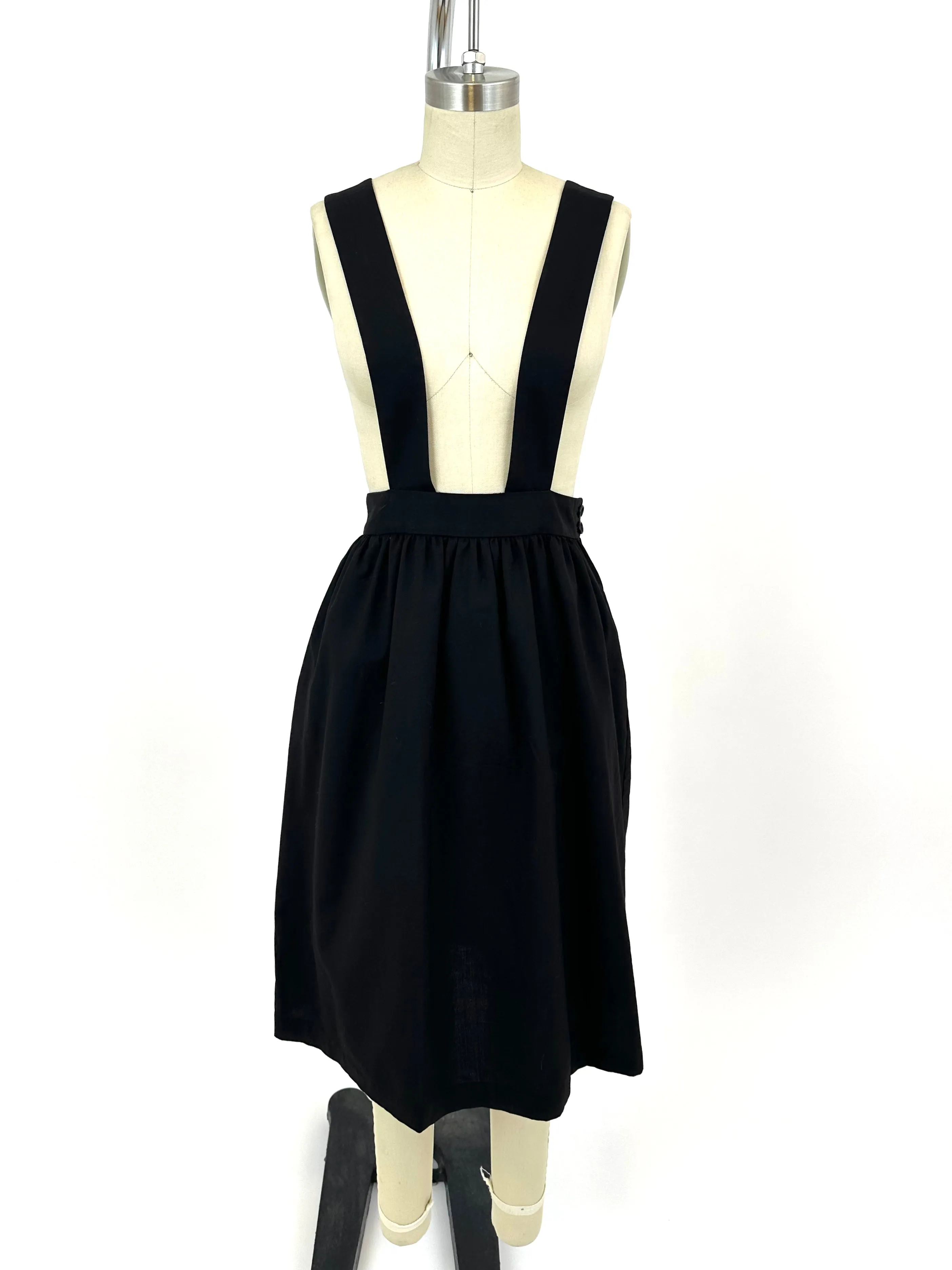2016 Comme Des Garçons Girl Wool Suspender Skirt