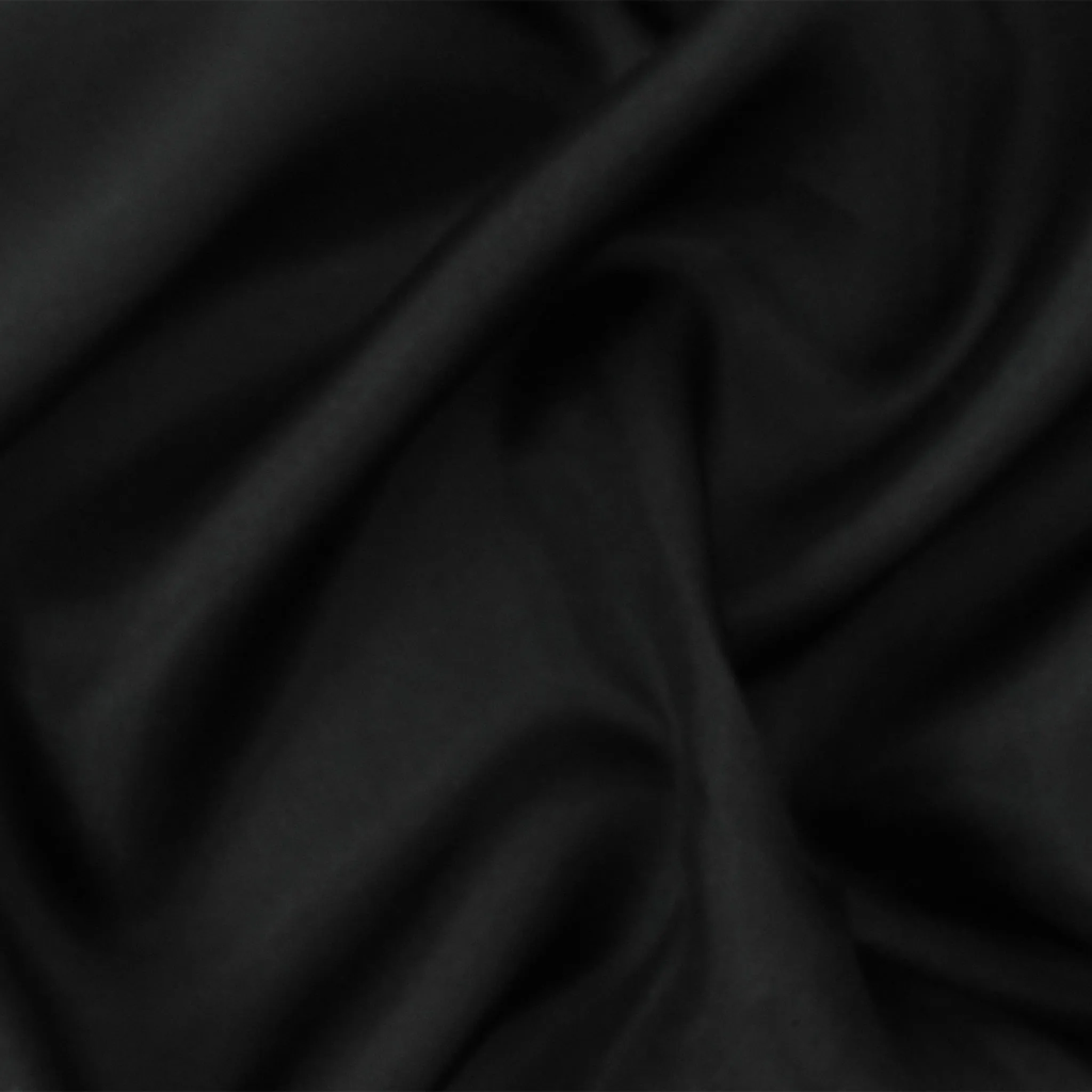 3 YD PC-Black Famous Designer Silk Habotai Woven Fabric