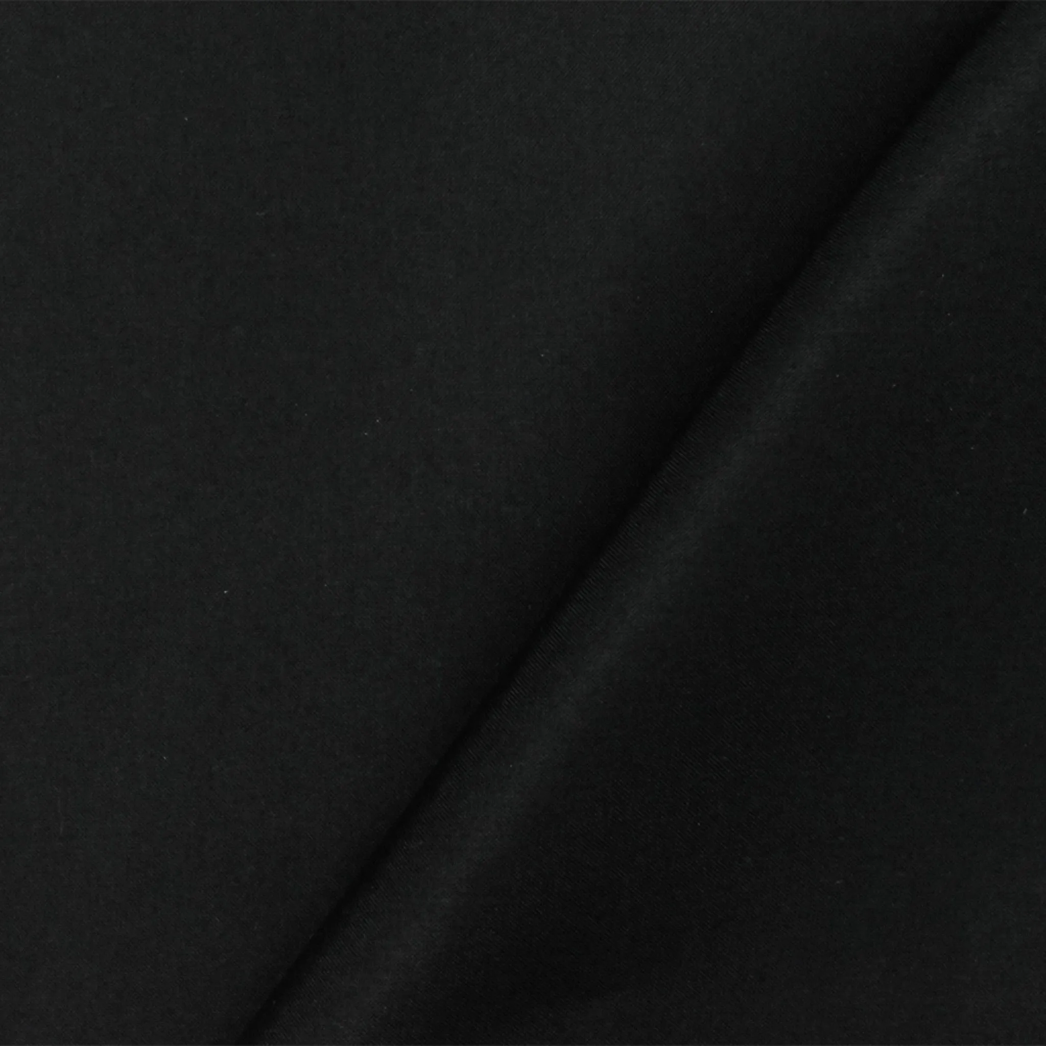 3 YD PC-Black Famous Designer Silk Habotai Woven Fabric