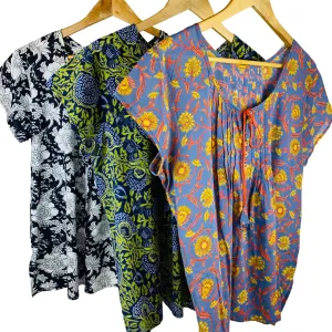 6F Indian Cotton Blouses (one size fits all)