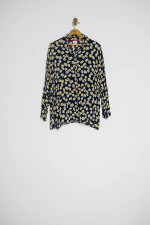 90's DAISY BUTTON UP / MEDIUM