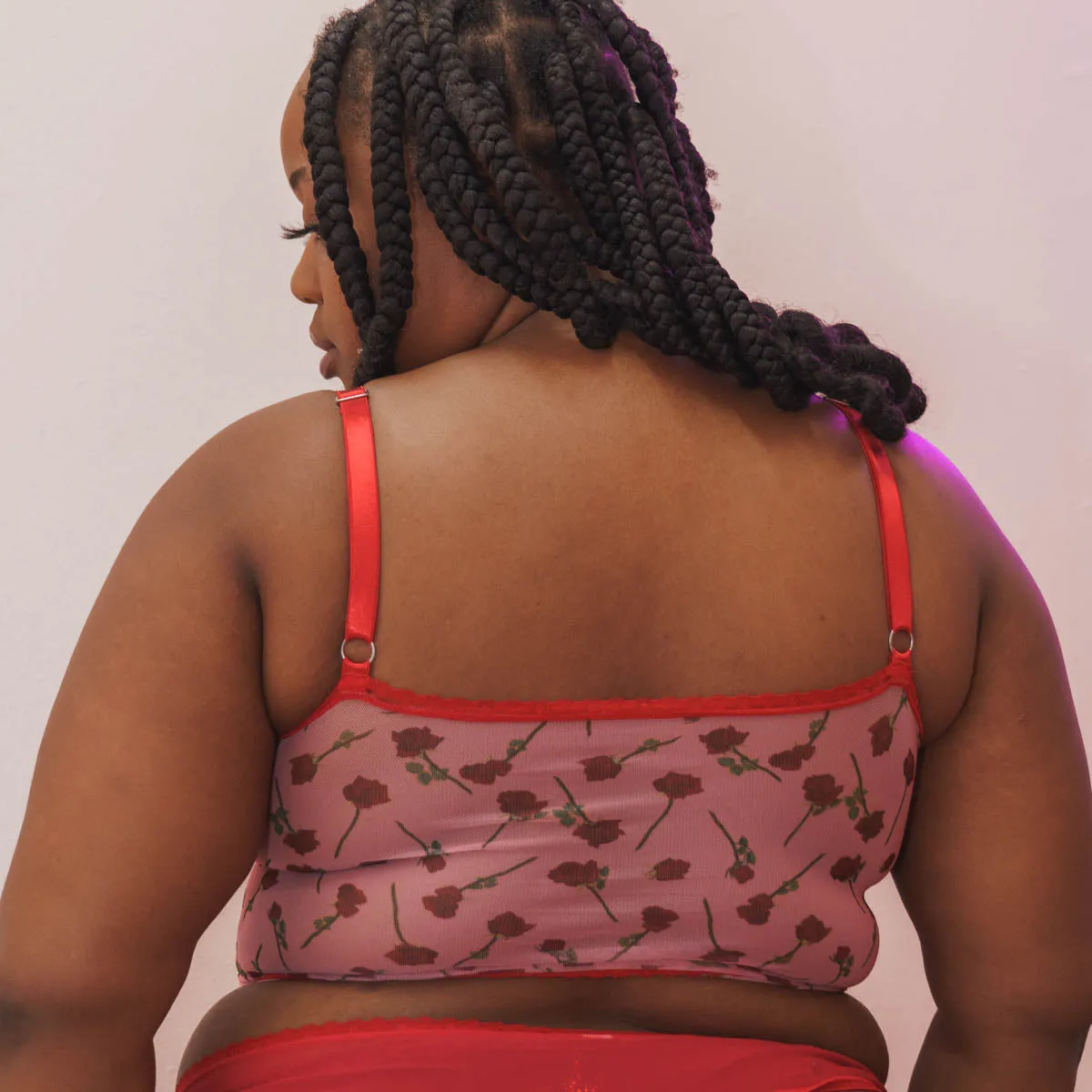 A Dozen Roses Printed Corset