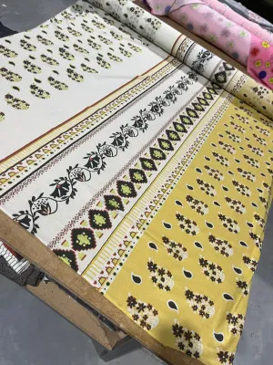 A01 mattia cotton voile "yellow cashemere fun"