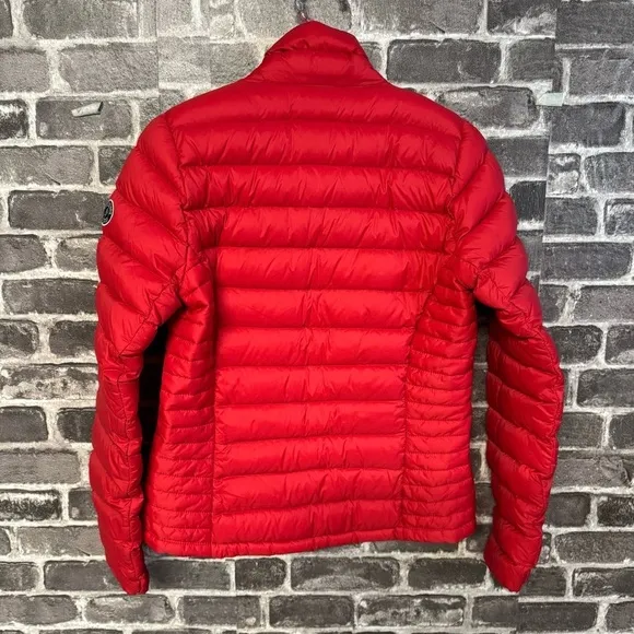 Abercrombie &amp; Fitch puffer coat down series red