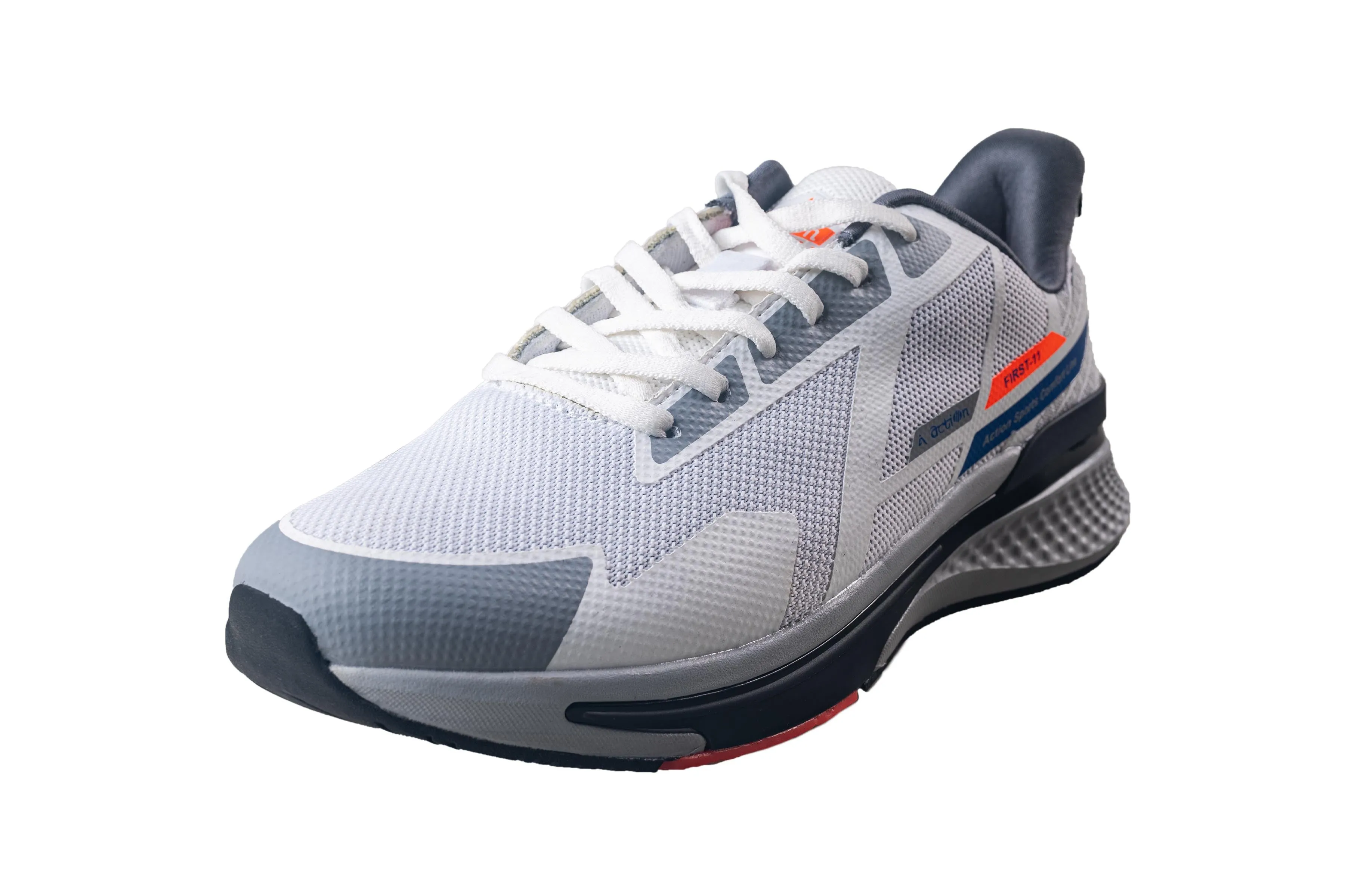 Action Gents White Sports Shoe