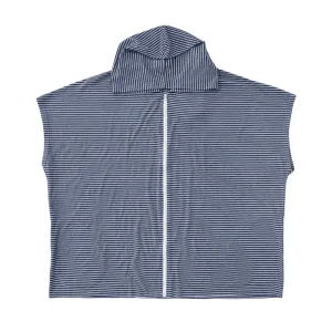 Adult Zip Front Poncho Navy