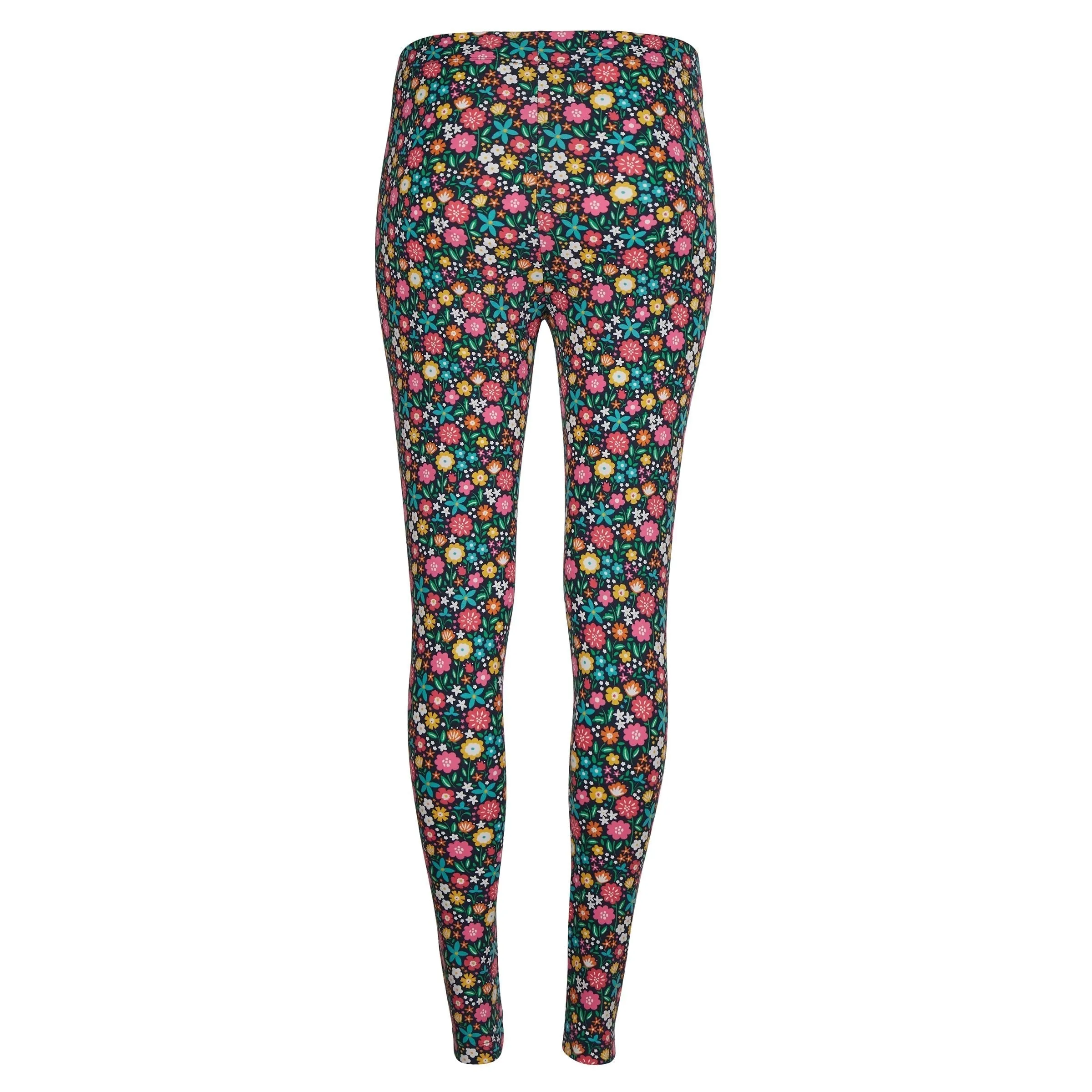 Adult's Indigo Kernow Floral Leona Leggings - 1 Left Size UK 16