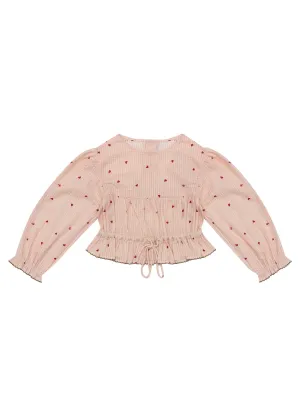 Aimee Top-Piggy Pink Love Bug