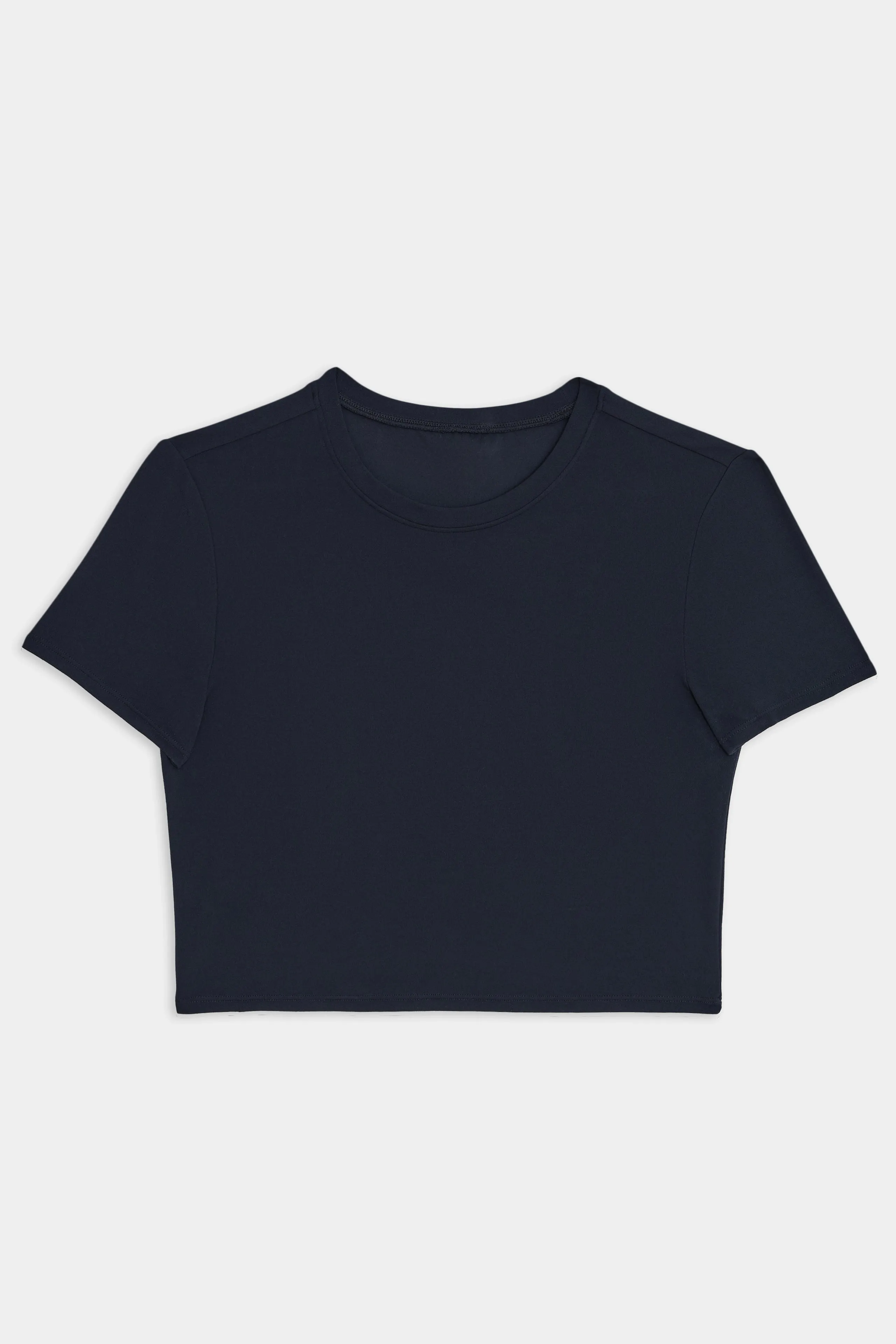 Airweight S/S Crop - Black