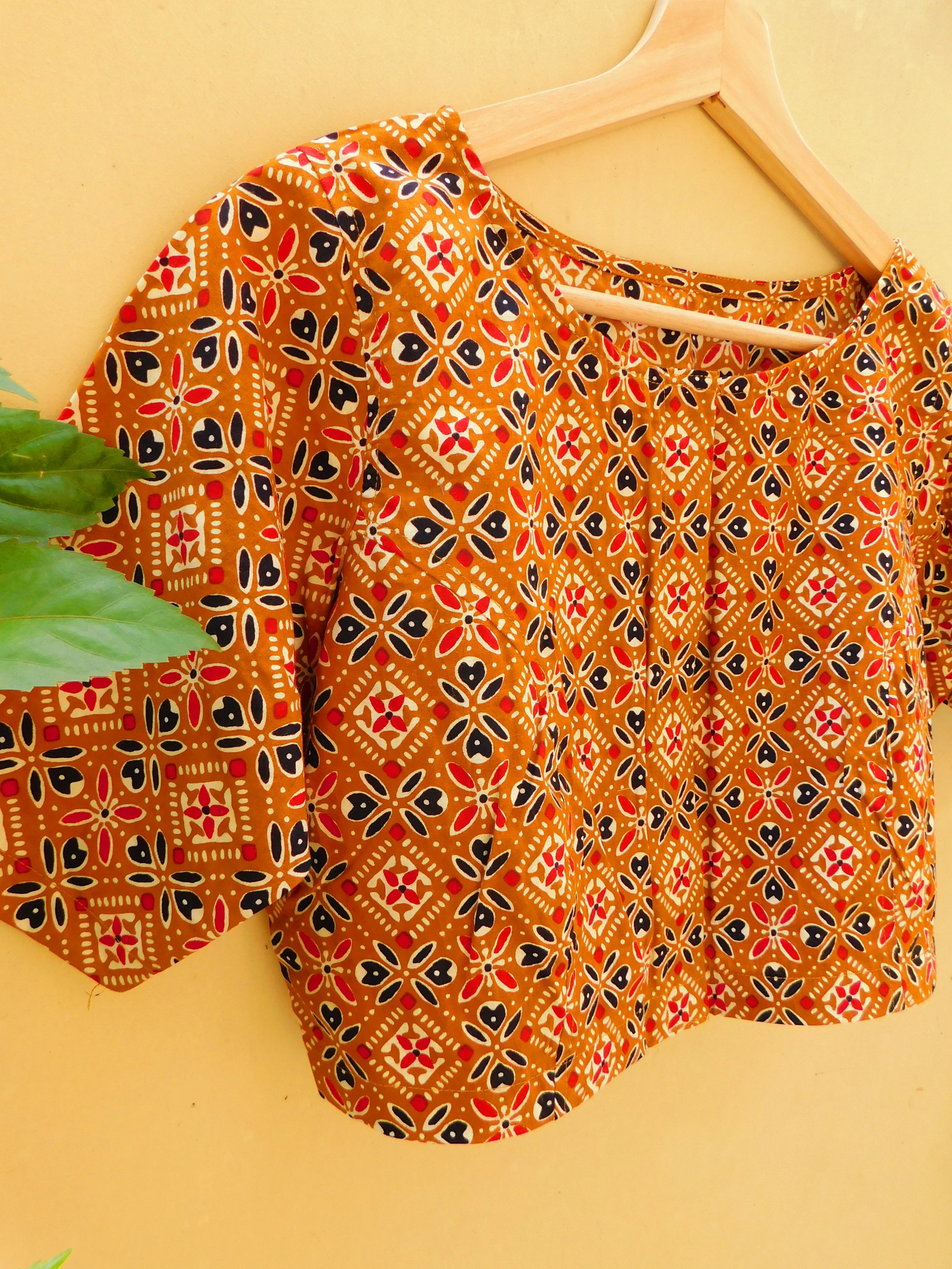 Ajrakh Blouses in Pure Cotton