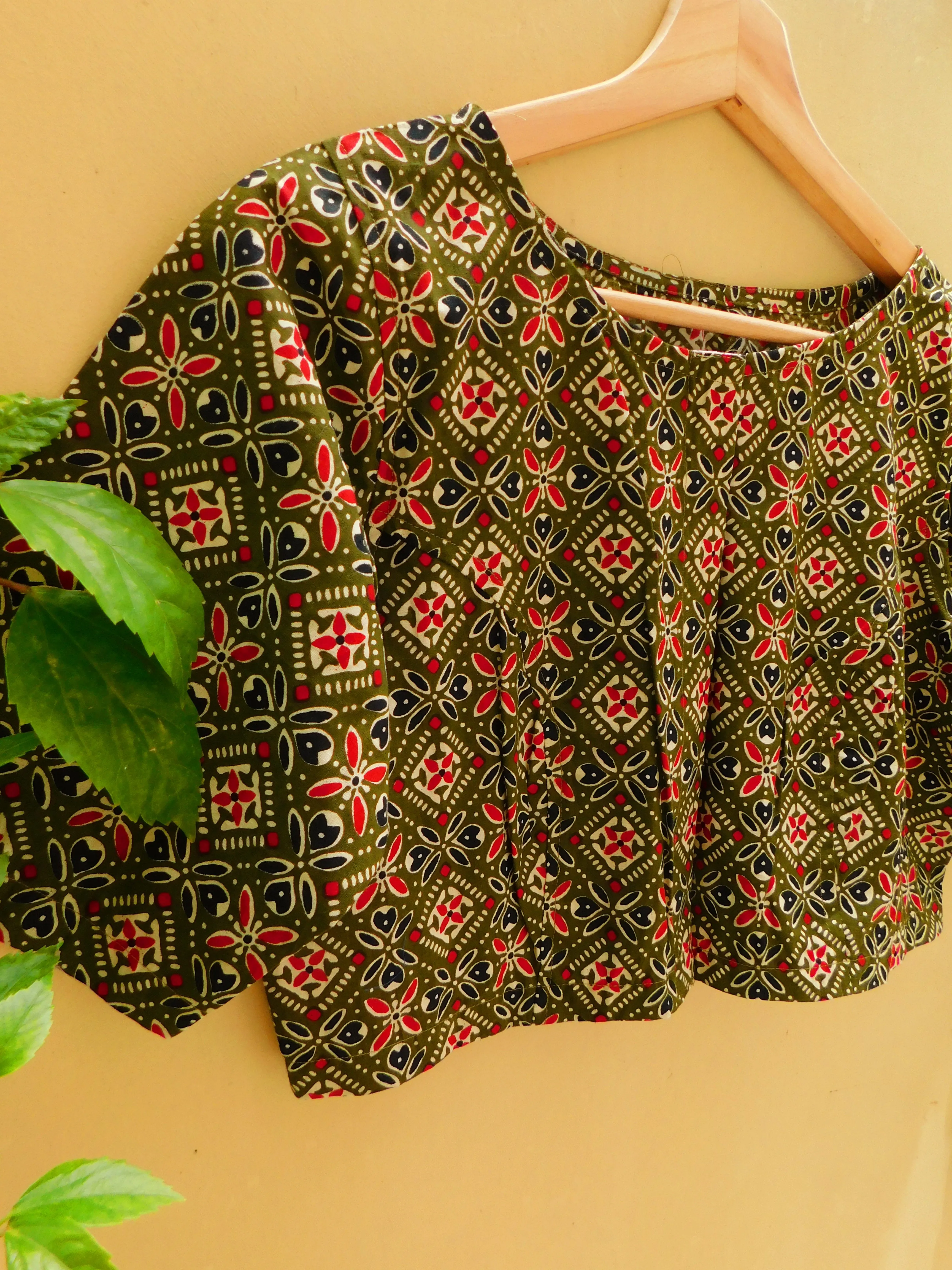 Ajrakh Blouses in Pure Cotton