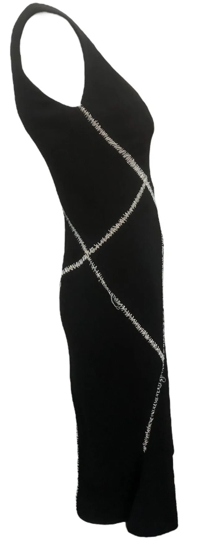 Alexander McQueen Iconic 2004 Little Black Dress with Frankenstein Stitches