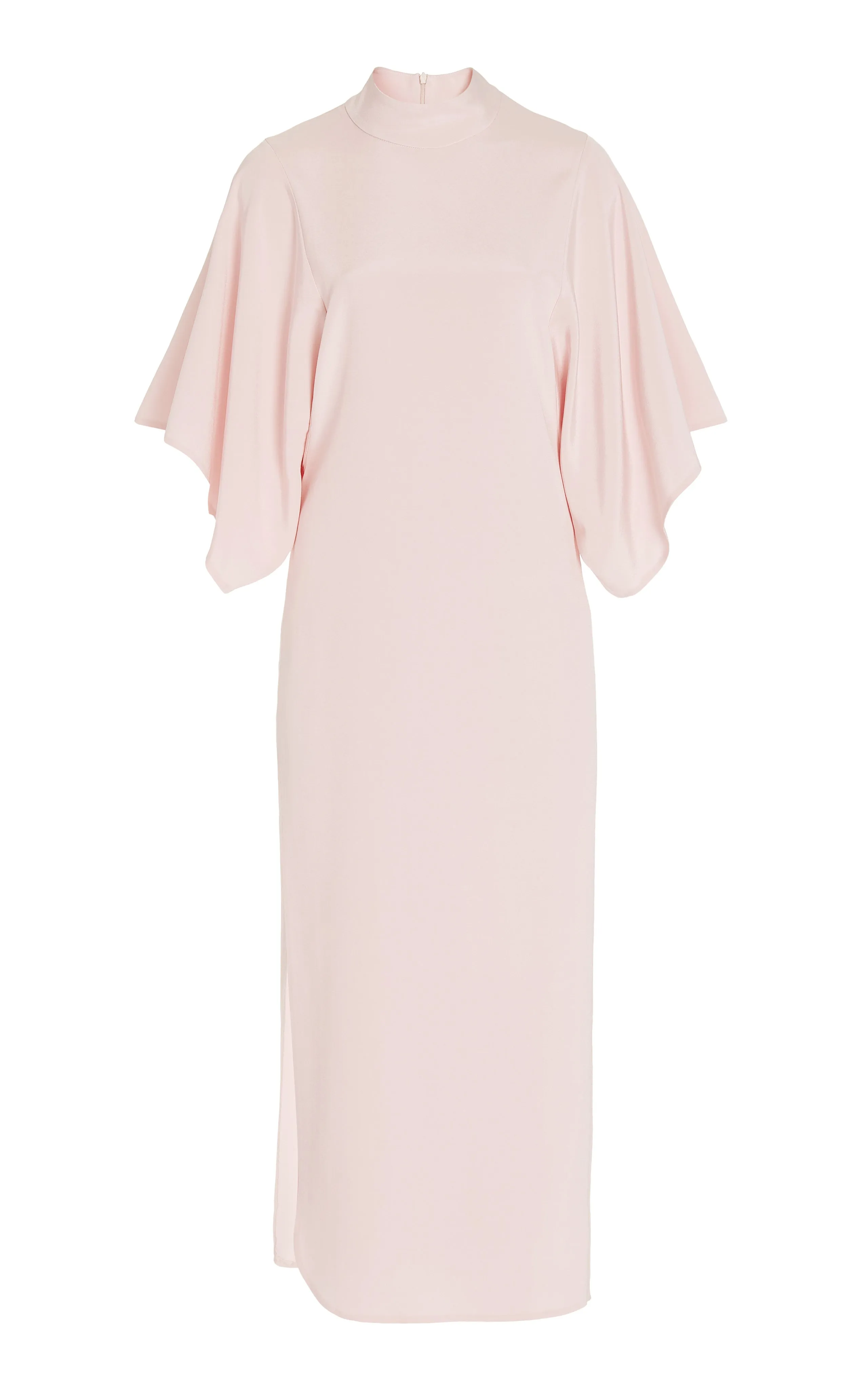 Almond Mock Neck Sheath Dress