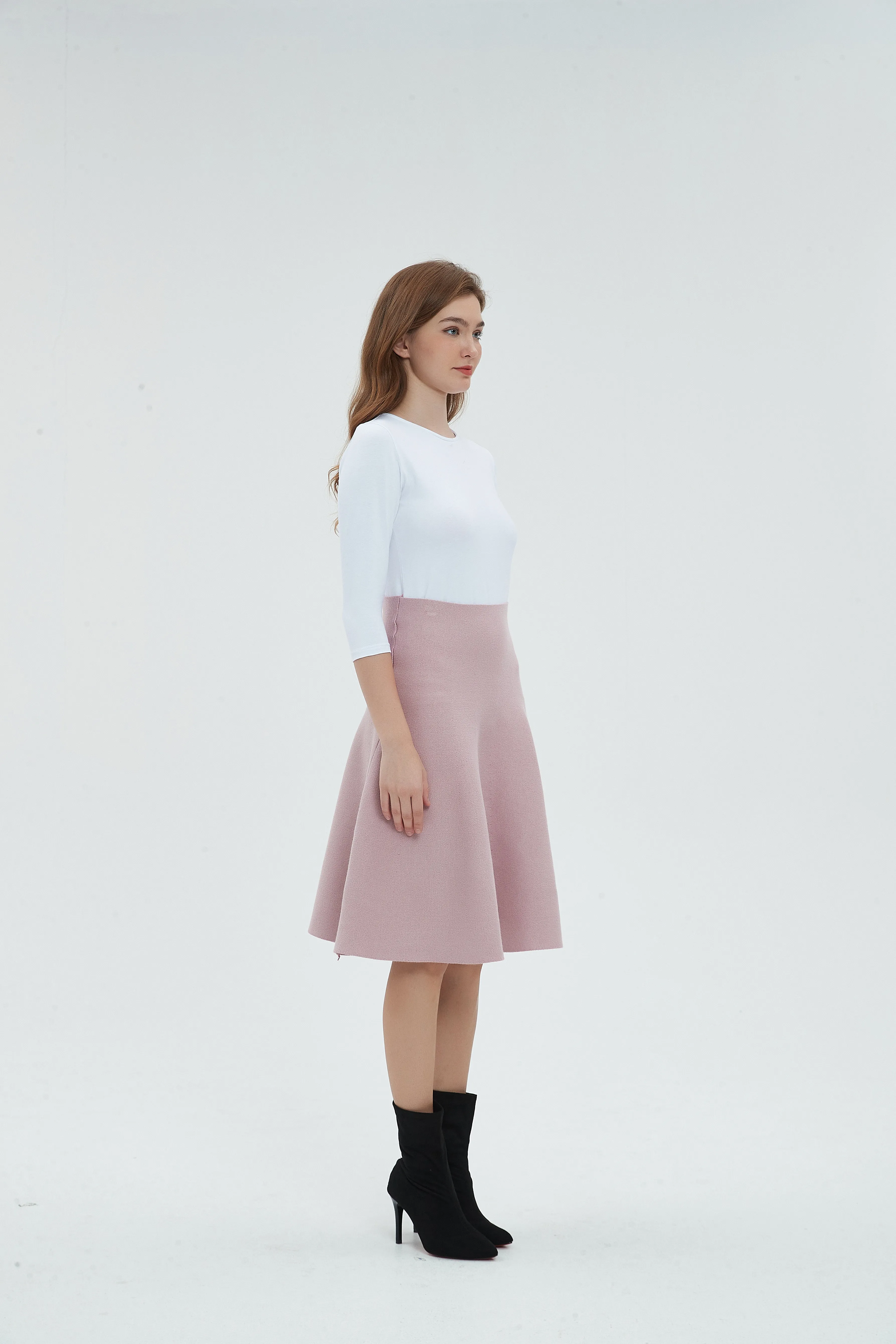 AMAZING  MM SKIRT - DUSTY ROSE From Mia Mod