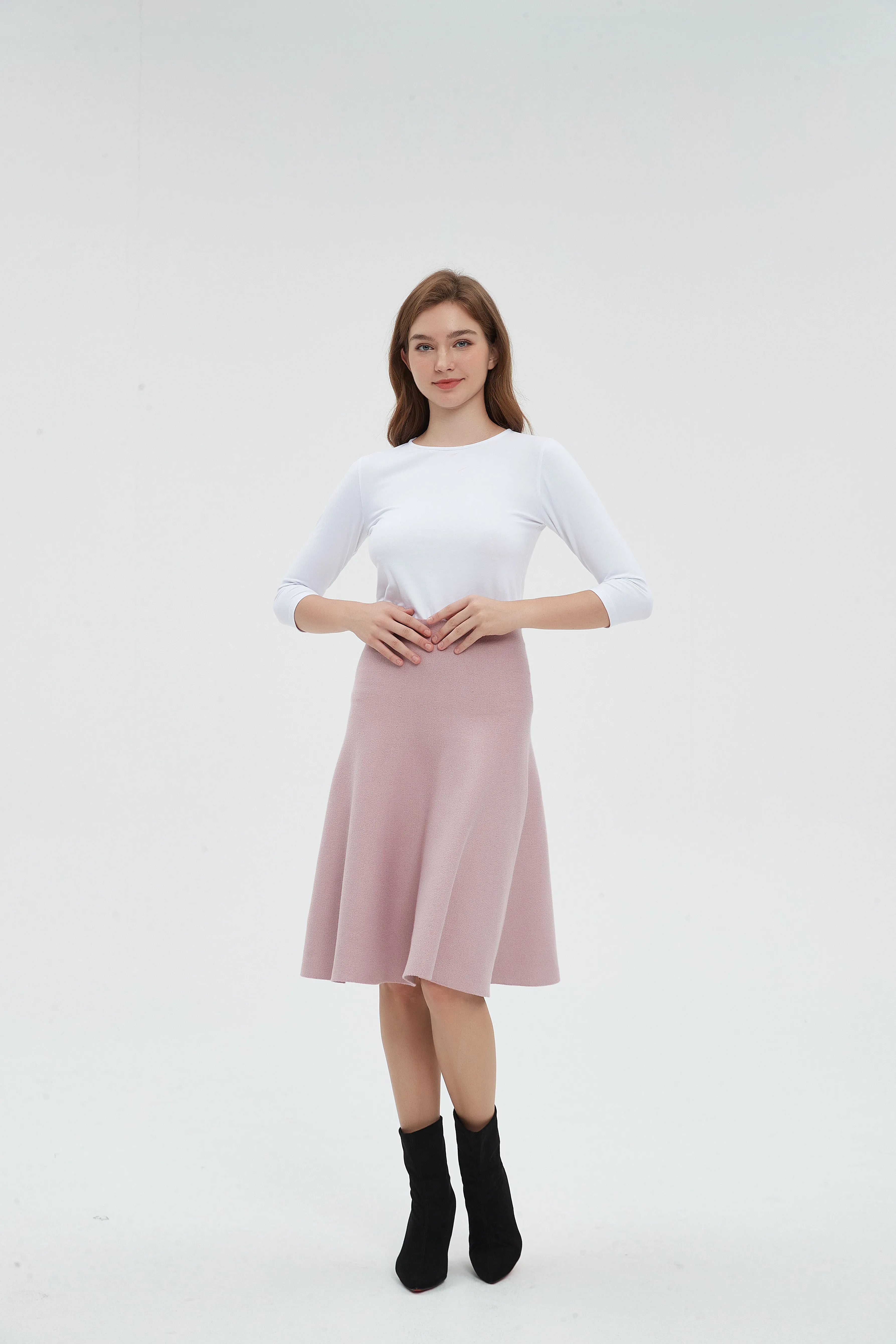 AMAZING  MM SKIRT - DUSTY ROSE From Mia Mod