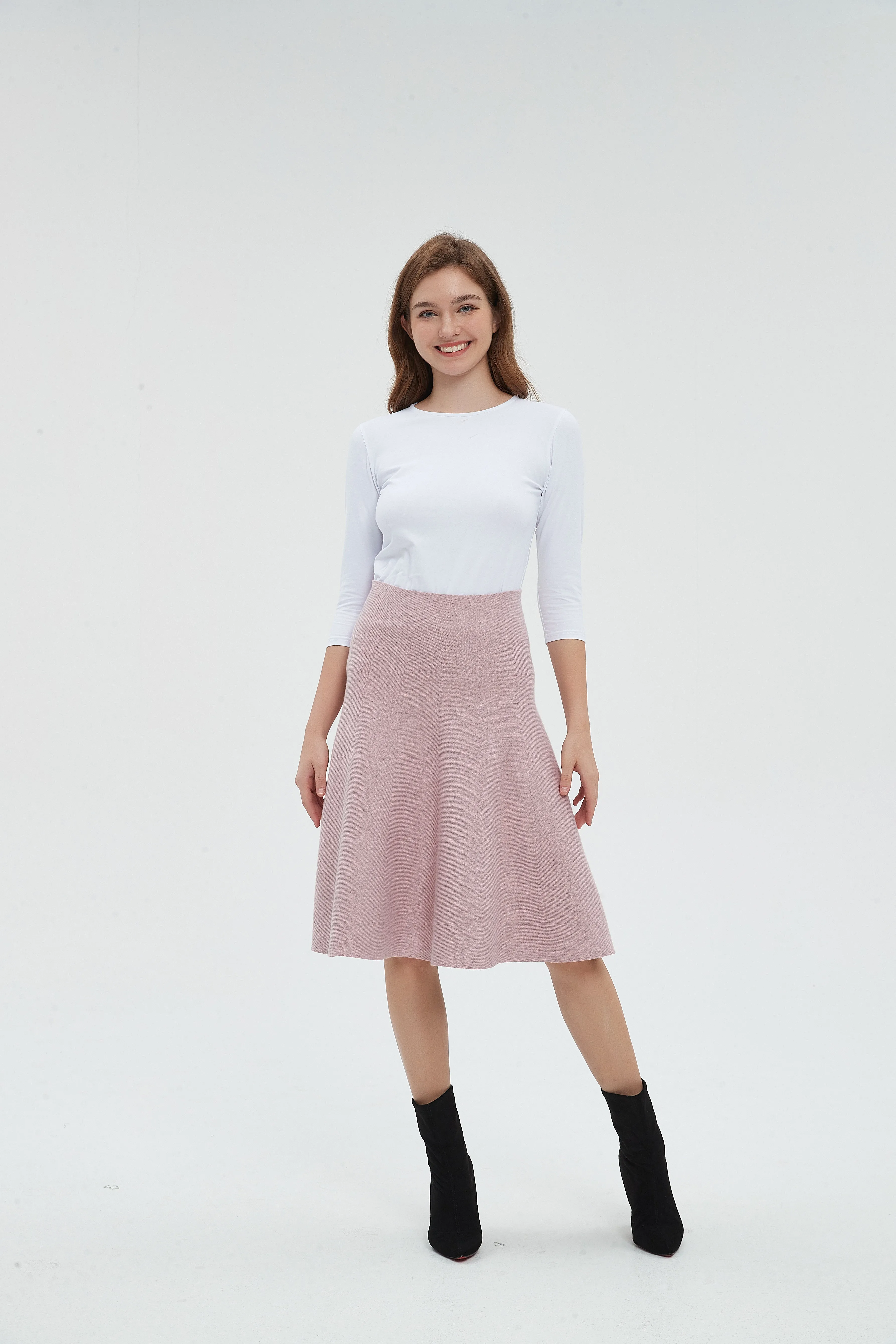 AMAZING  MM SKIRT - DUSTY ROSE From Mia Mod