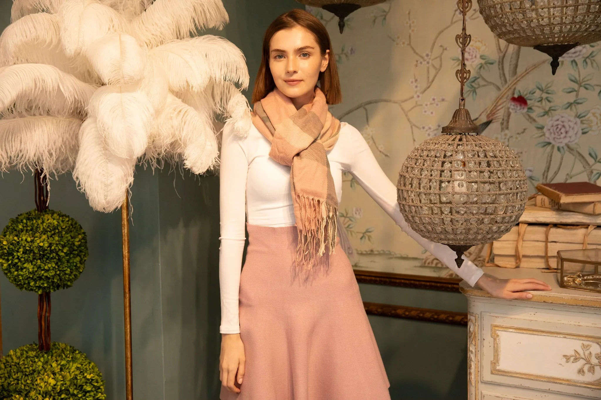 AMAZING  MM SKIRT - DUSTY ROSE From Mia Mod