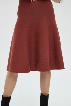 AMAZING  MM SKIRT - RUST From Mia Mod