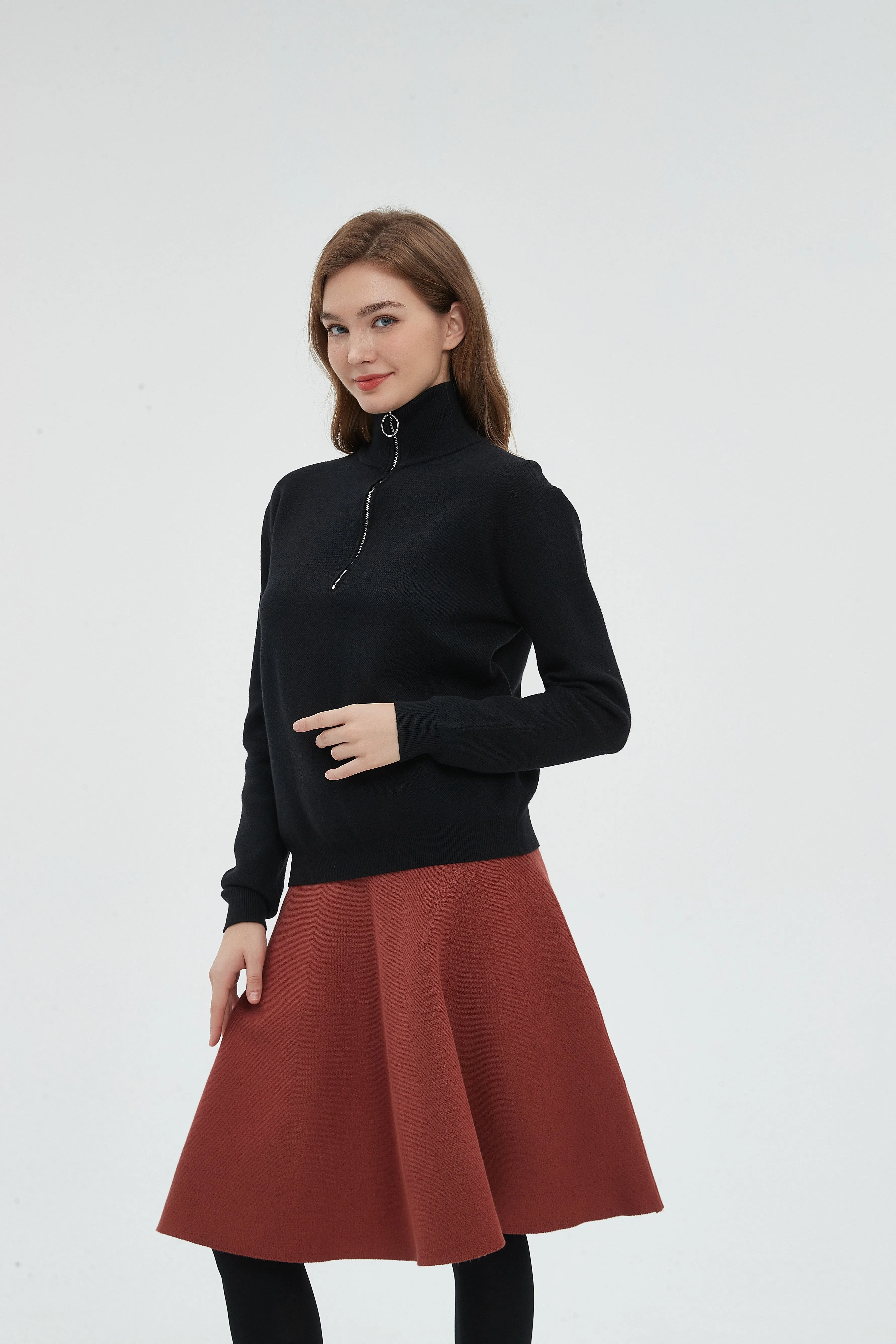 AMAZING  MM SKIRT - RUST From Mia Mod