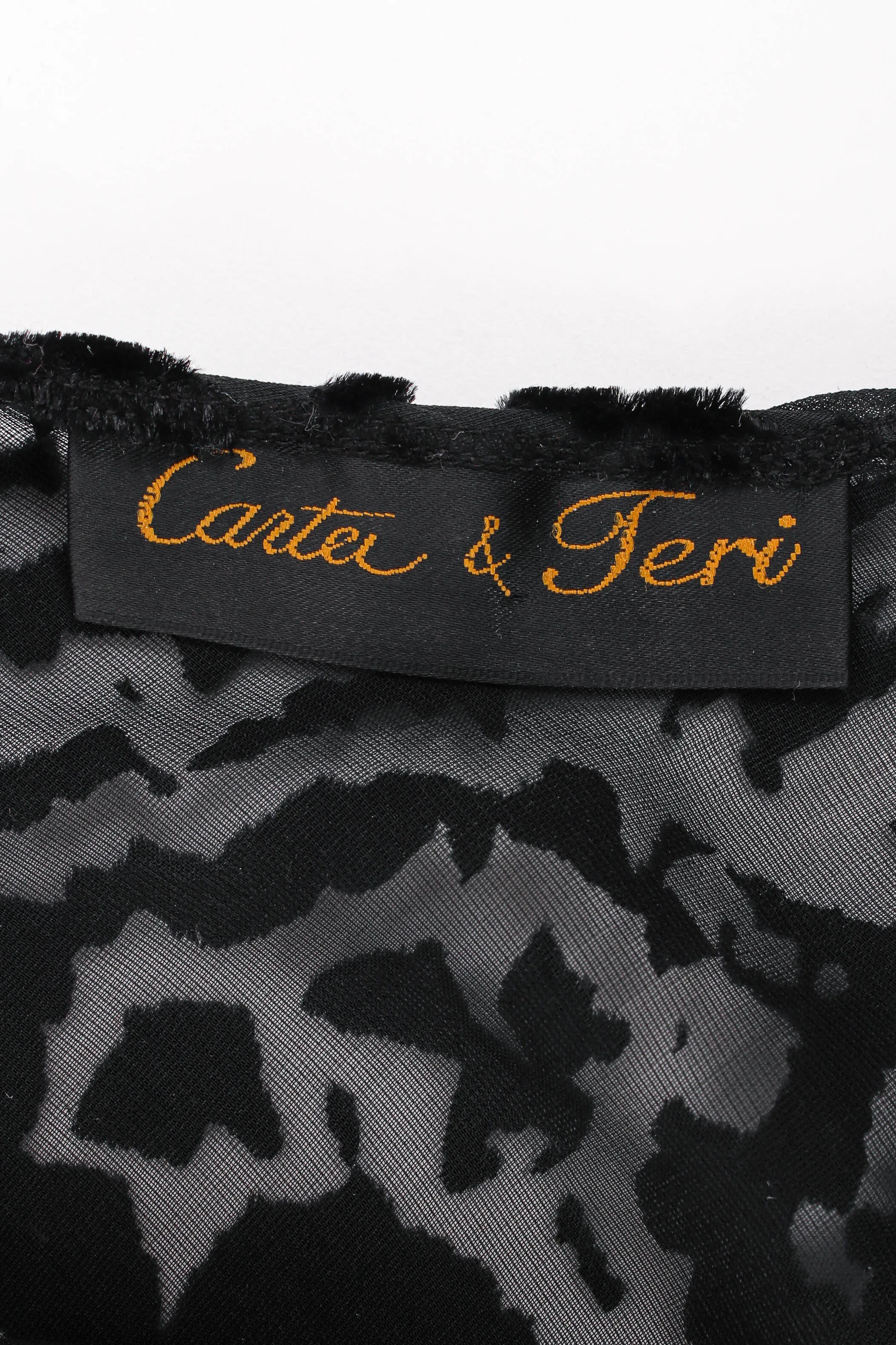Animal Print Silk Velvet Burnout Dress