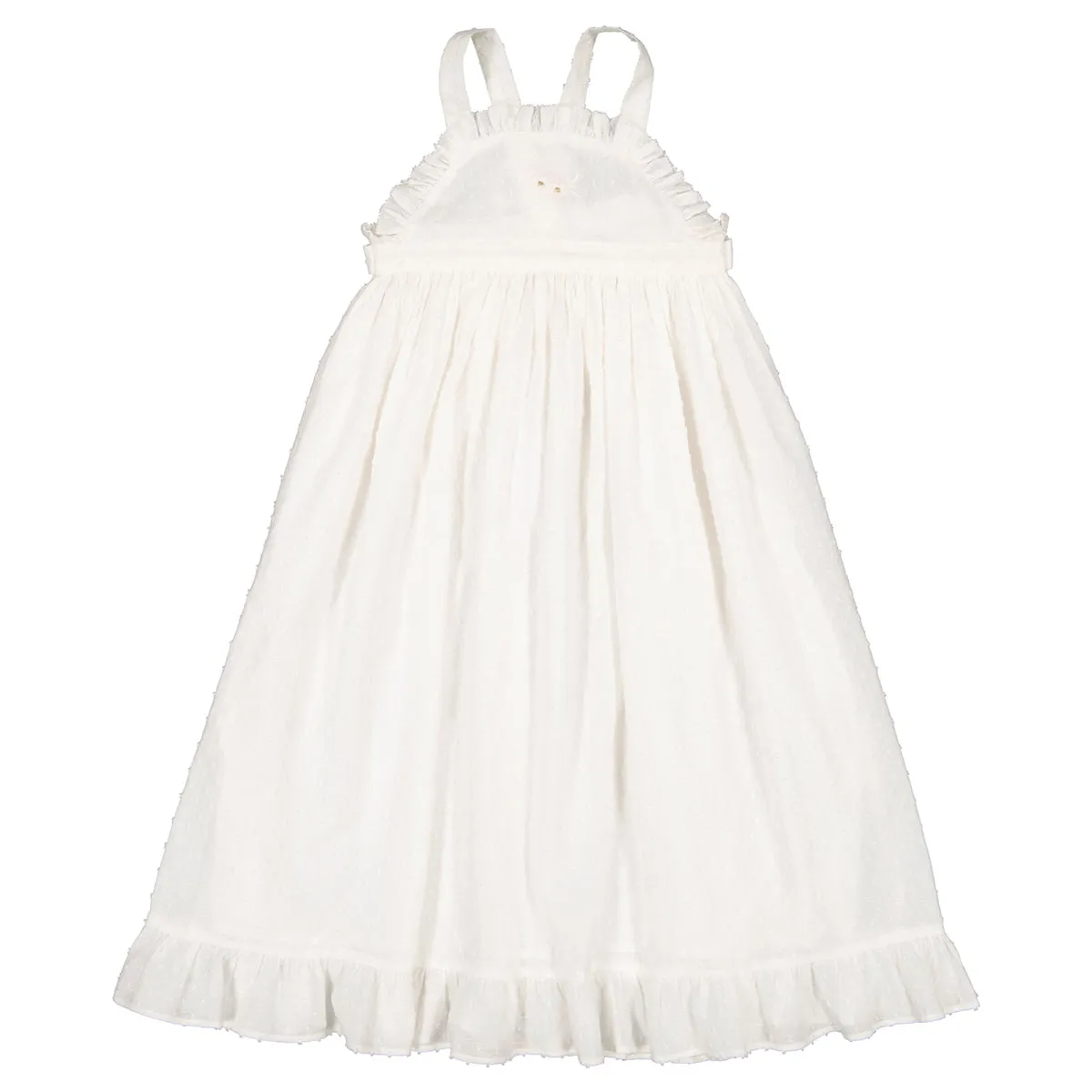 Aretha White Long Dress
