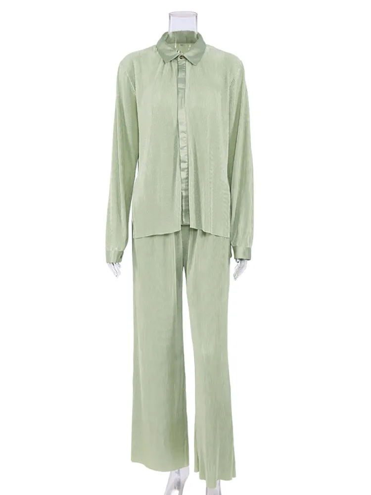 Ashley - Designer Women's Satin Set
