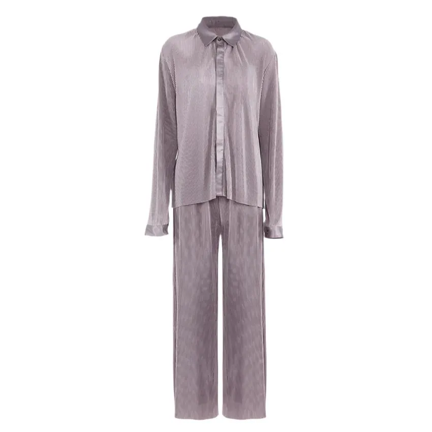 Ashley - Designer Women's Satin Set