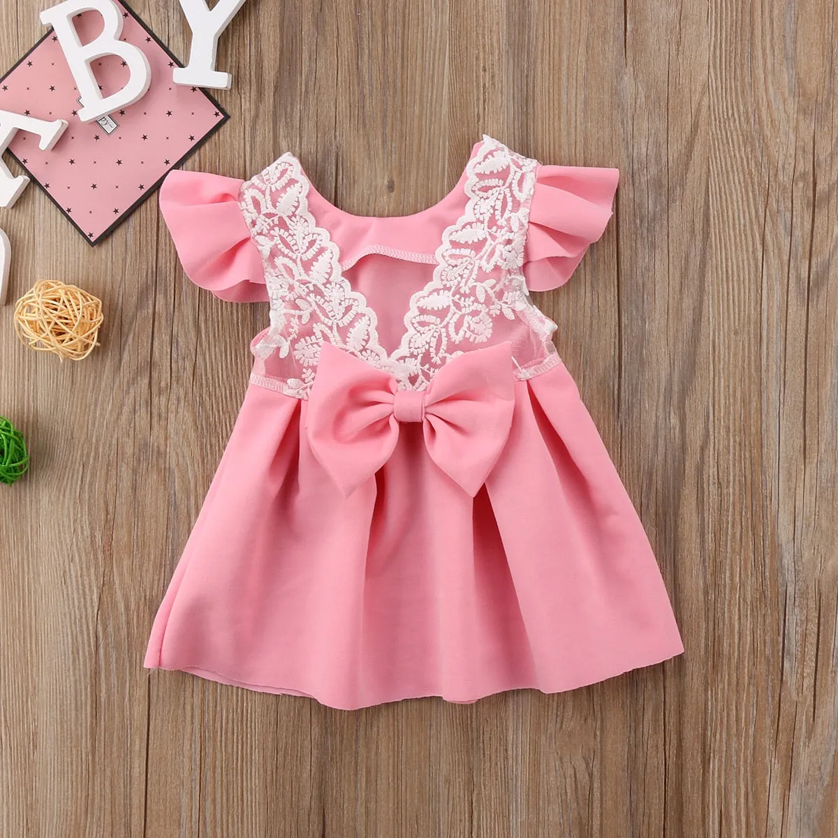 Baby Tops Bow Dresses