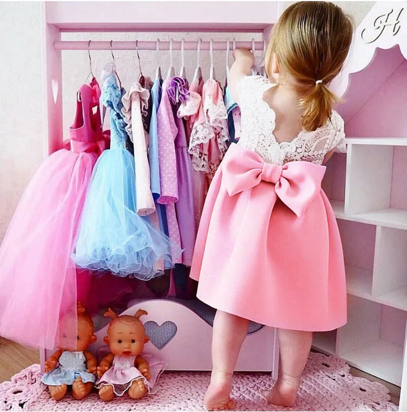 Baby Tops Bow Dresses