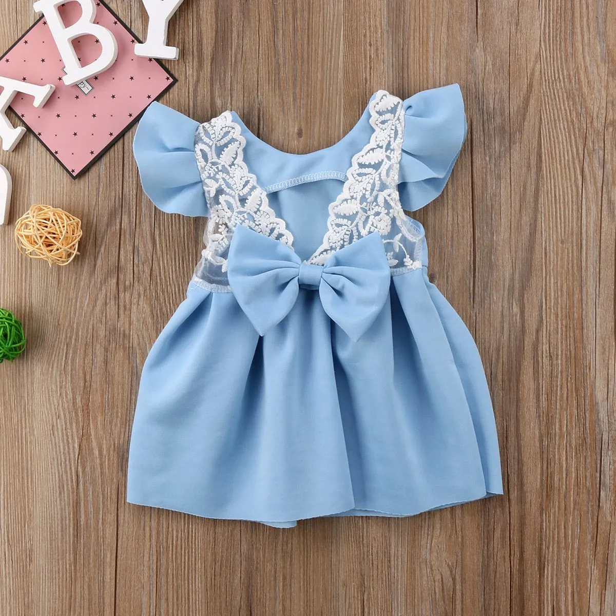 Baby Tops Bow Dresses