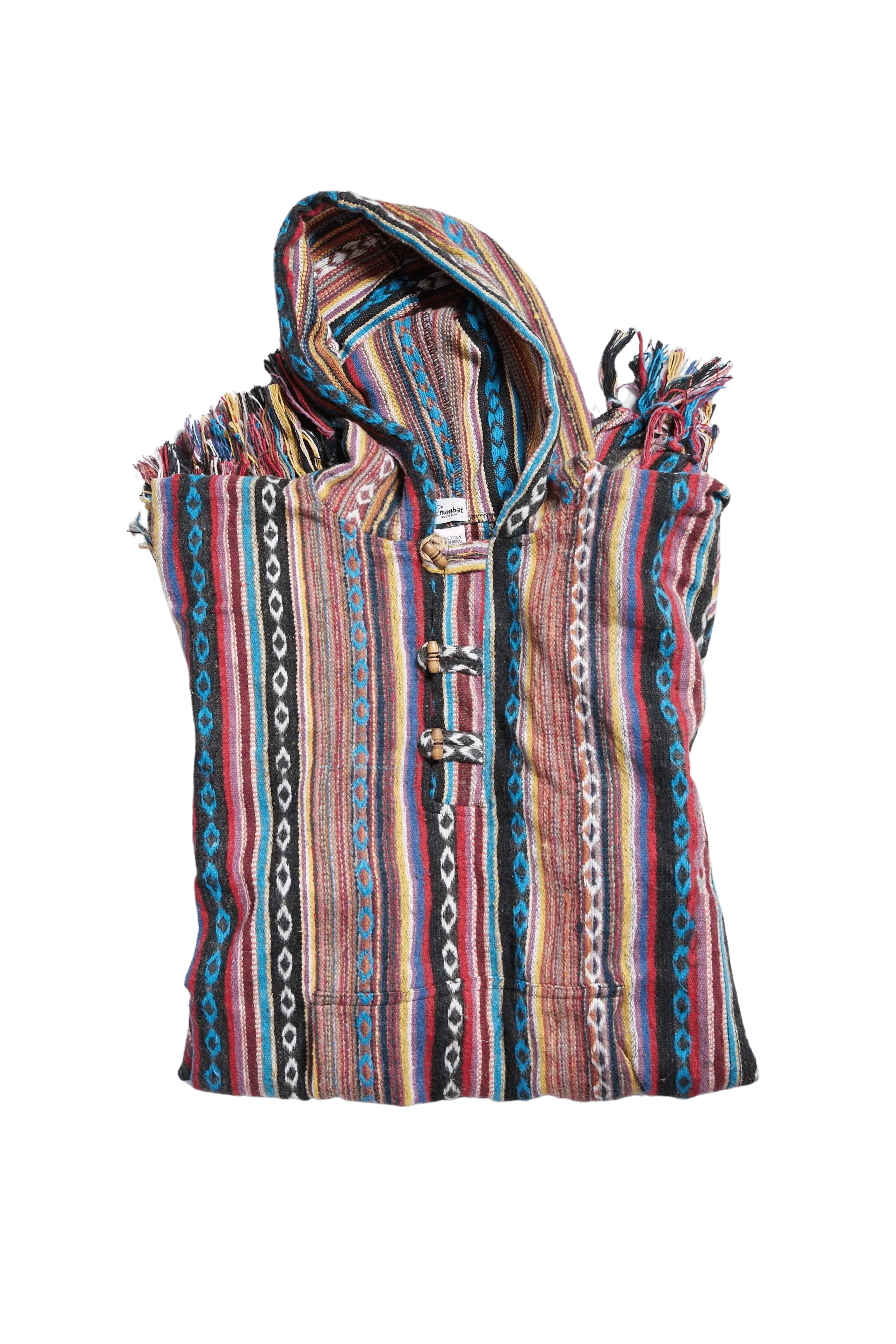 Baja Hooded Fleece Poncho