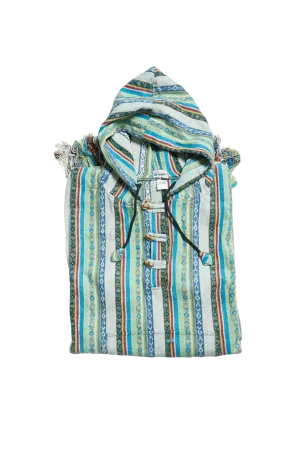 Baja Hooded Fleece Poncho