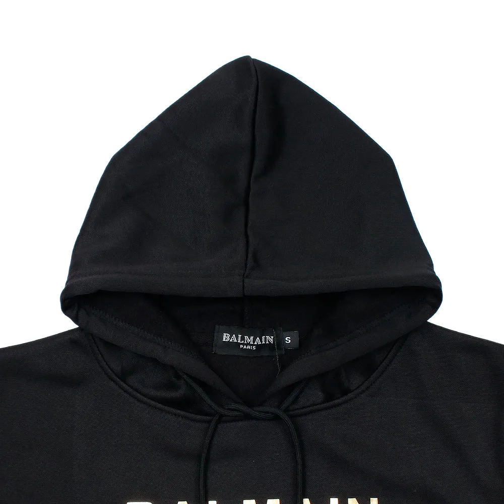 Balmain Basic Black Hoodie