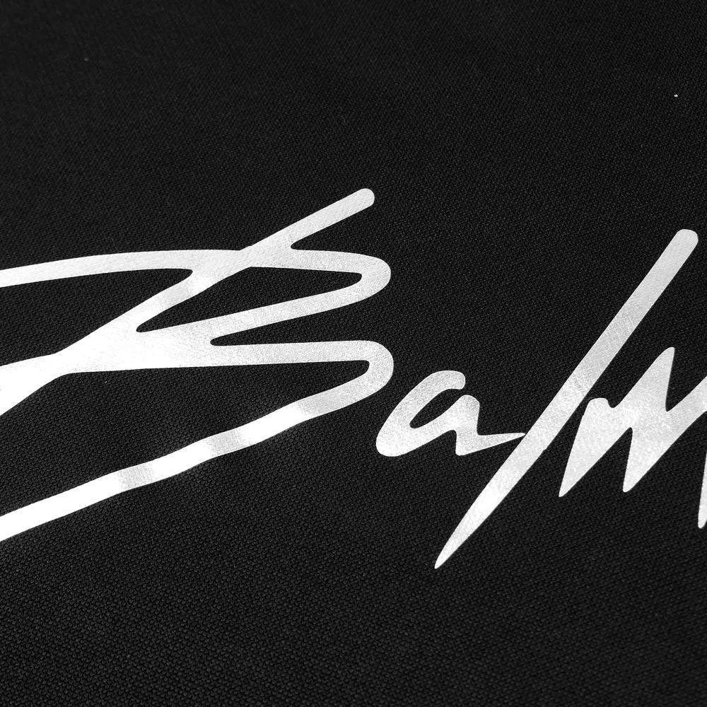 Balmain Black Silver S Hoodie