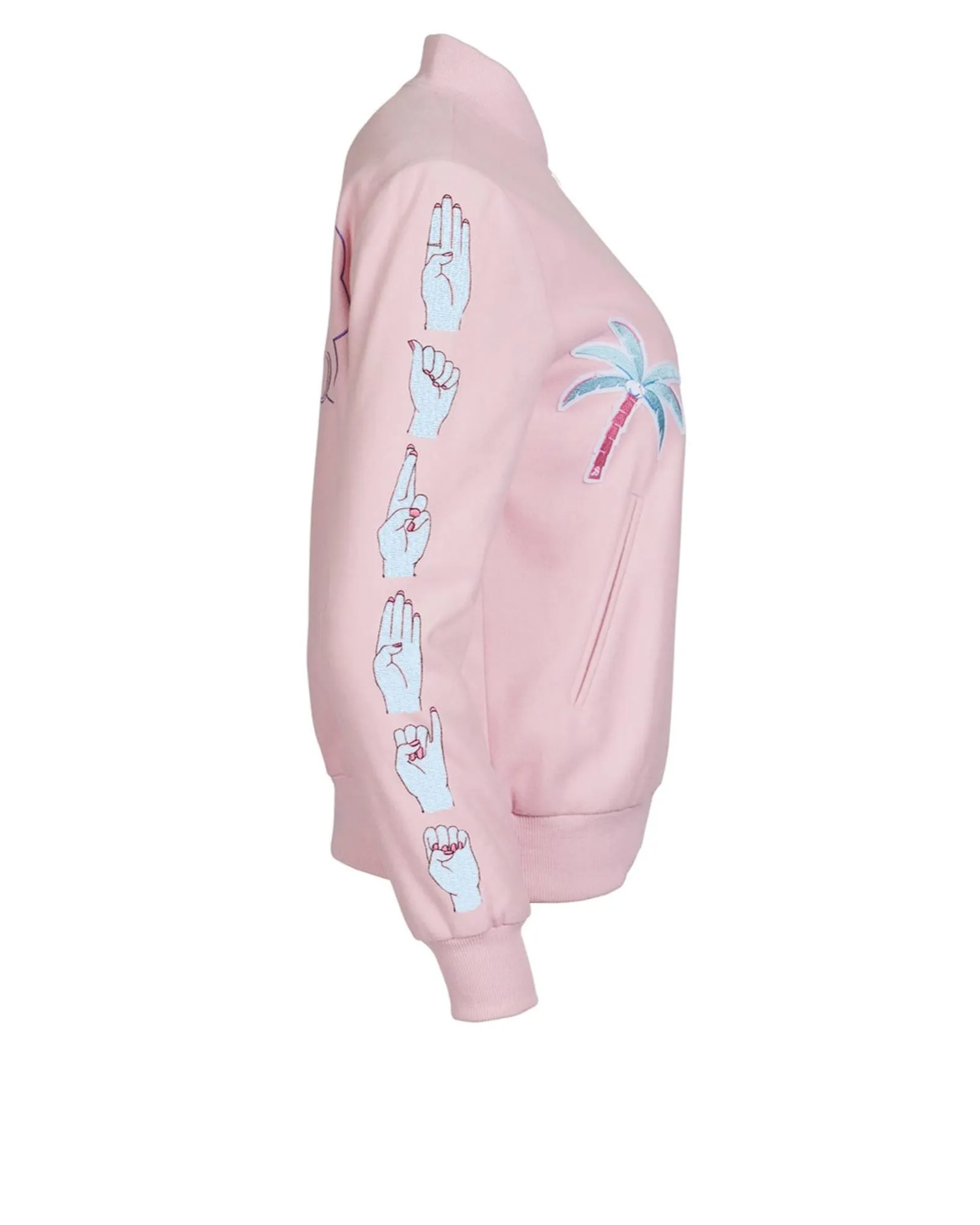 Barbie® Varsity Jacket | Pink